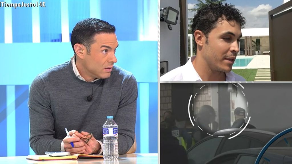 Primeras imágenes de Kiko Jiménez tras la detención de su padre