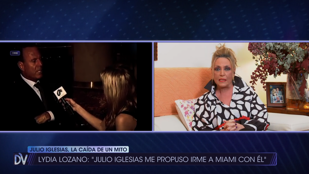 Lydia Lozano recuerda el momento que vivió con Julio Iglesias en una rueda de prensa