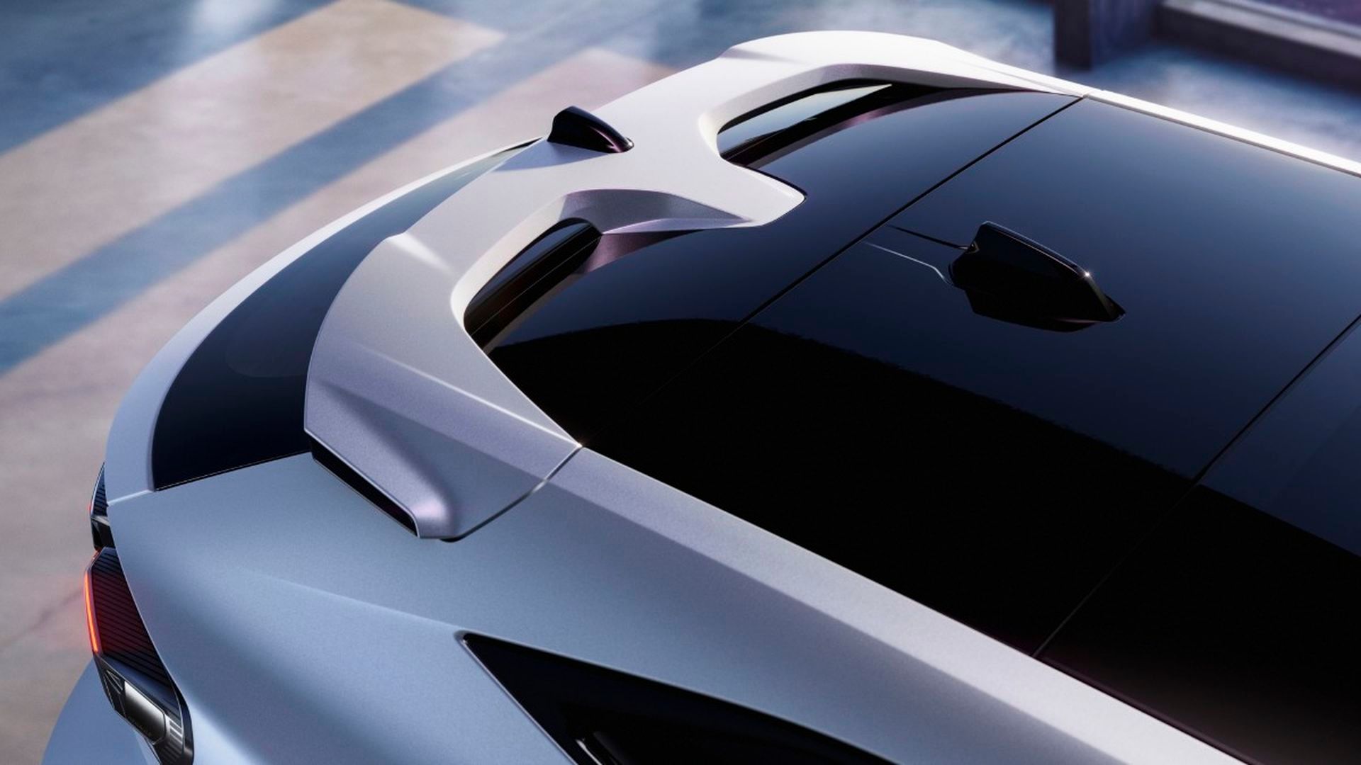 Parte superior trasera del Renault Filante