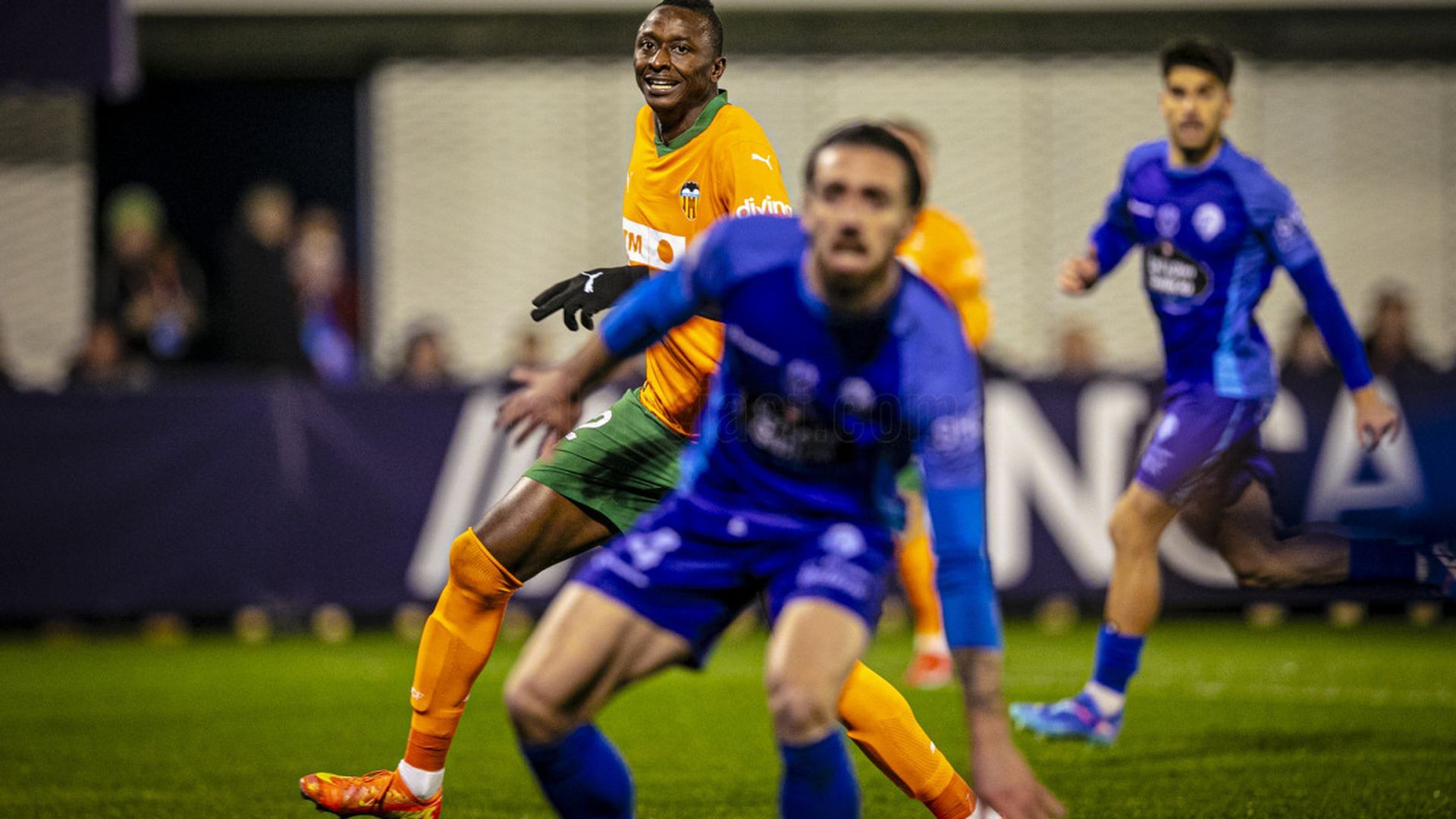 Sadiq el día de su gol en Copa ante el Ourense