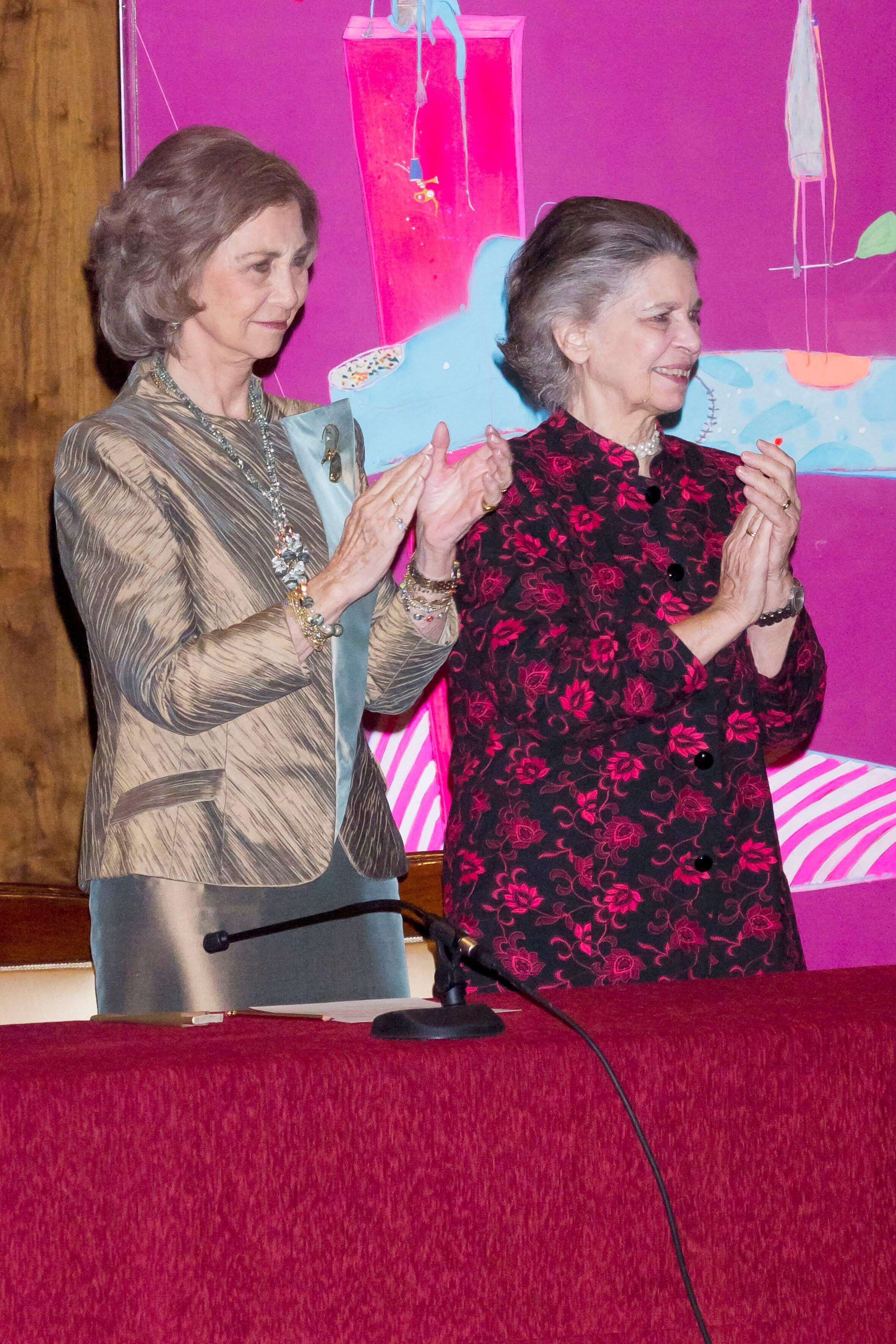 Doña Sofía y su hermana Irene
