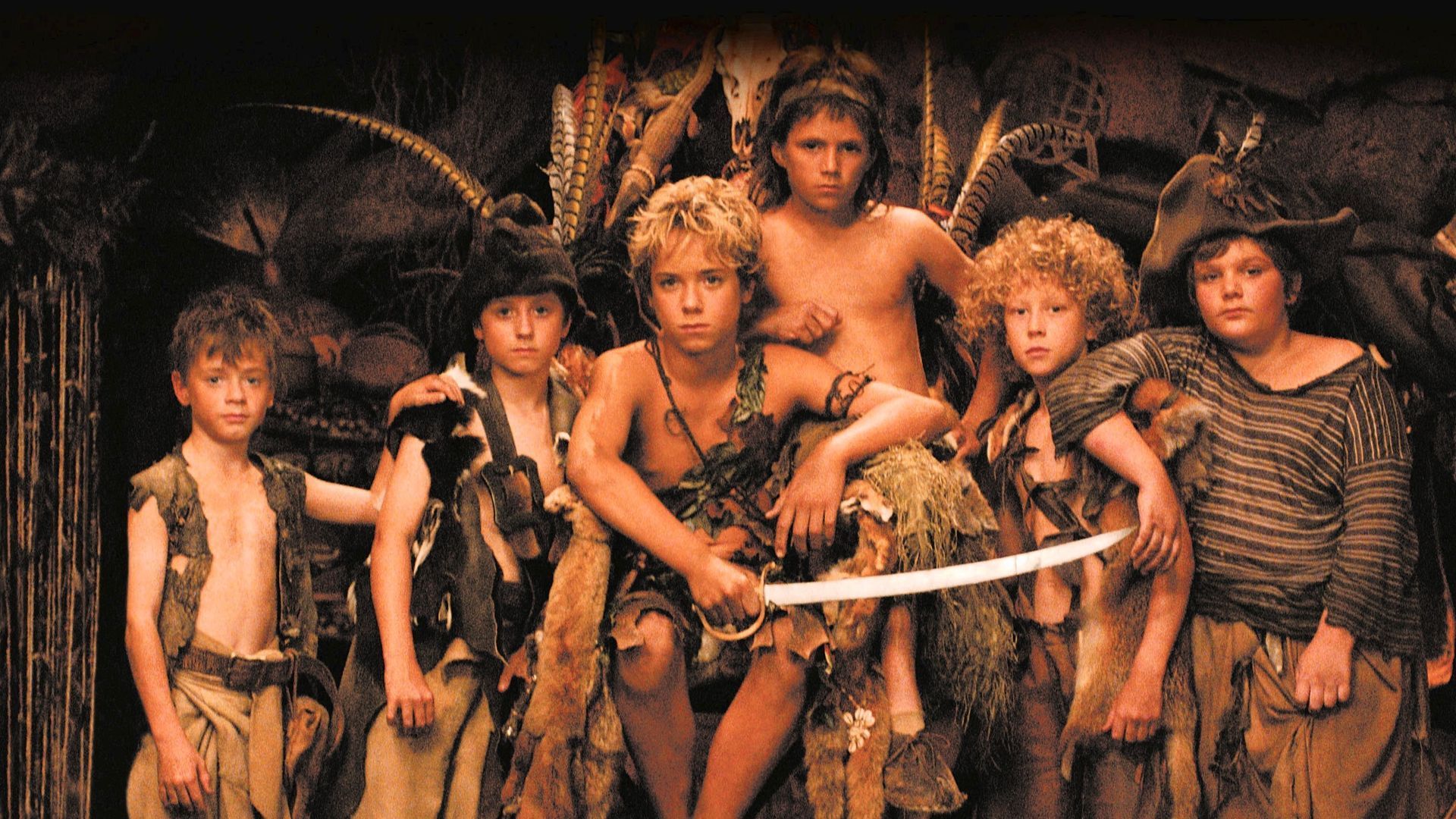 El actor Jeremy Sumpter interpretando a Peter Pan