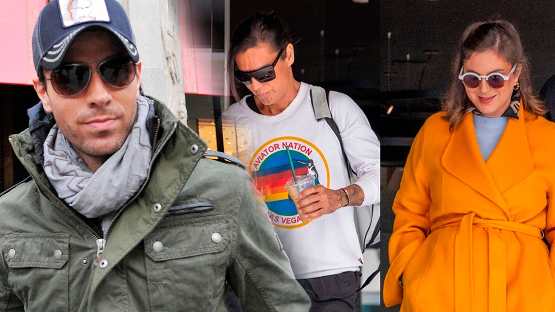 Enrique, Julio José y Chábeli Iglesias, en imágenes de archivo