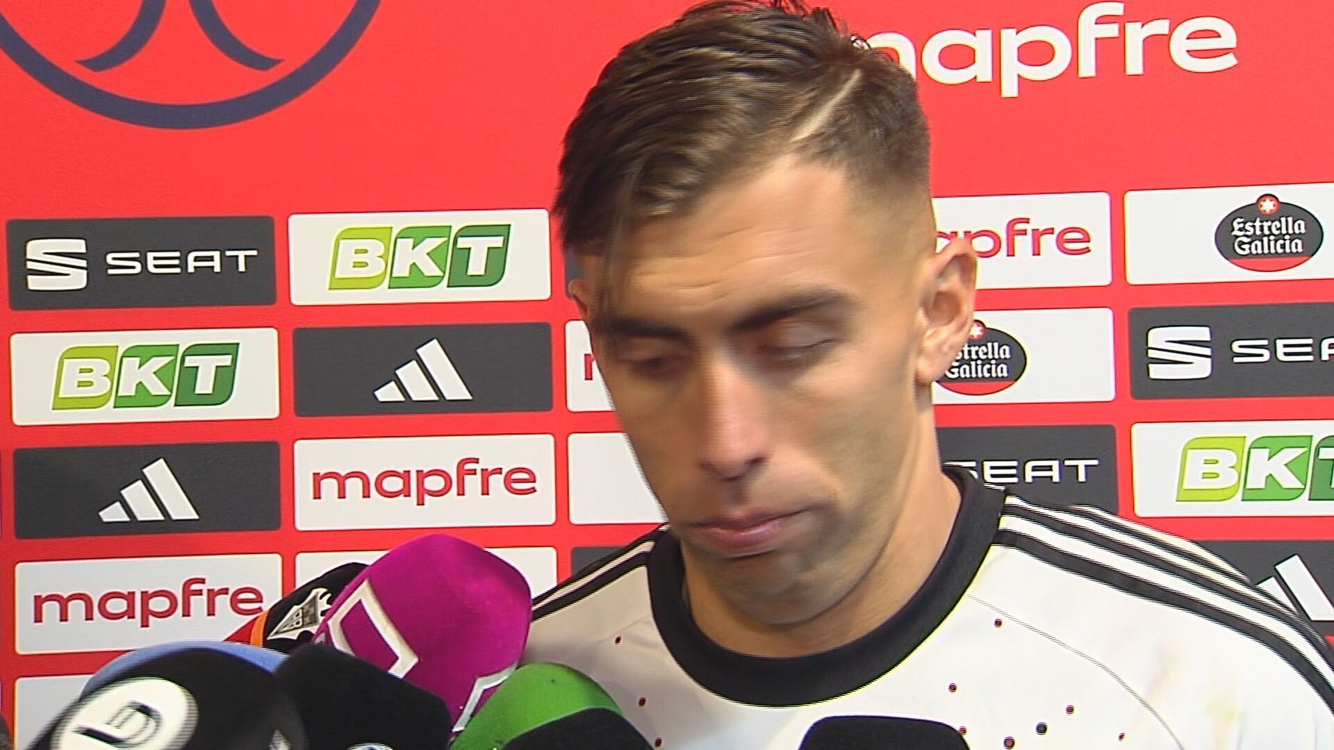 Jefté Betancor, emocionado tras ganar al Real Madrid