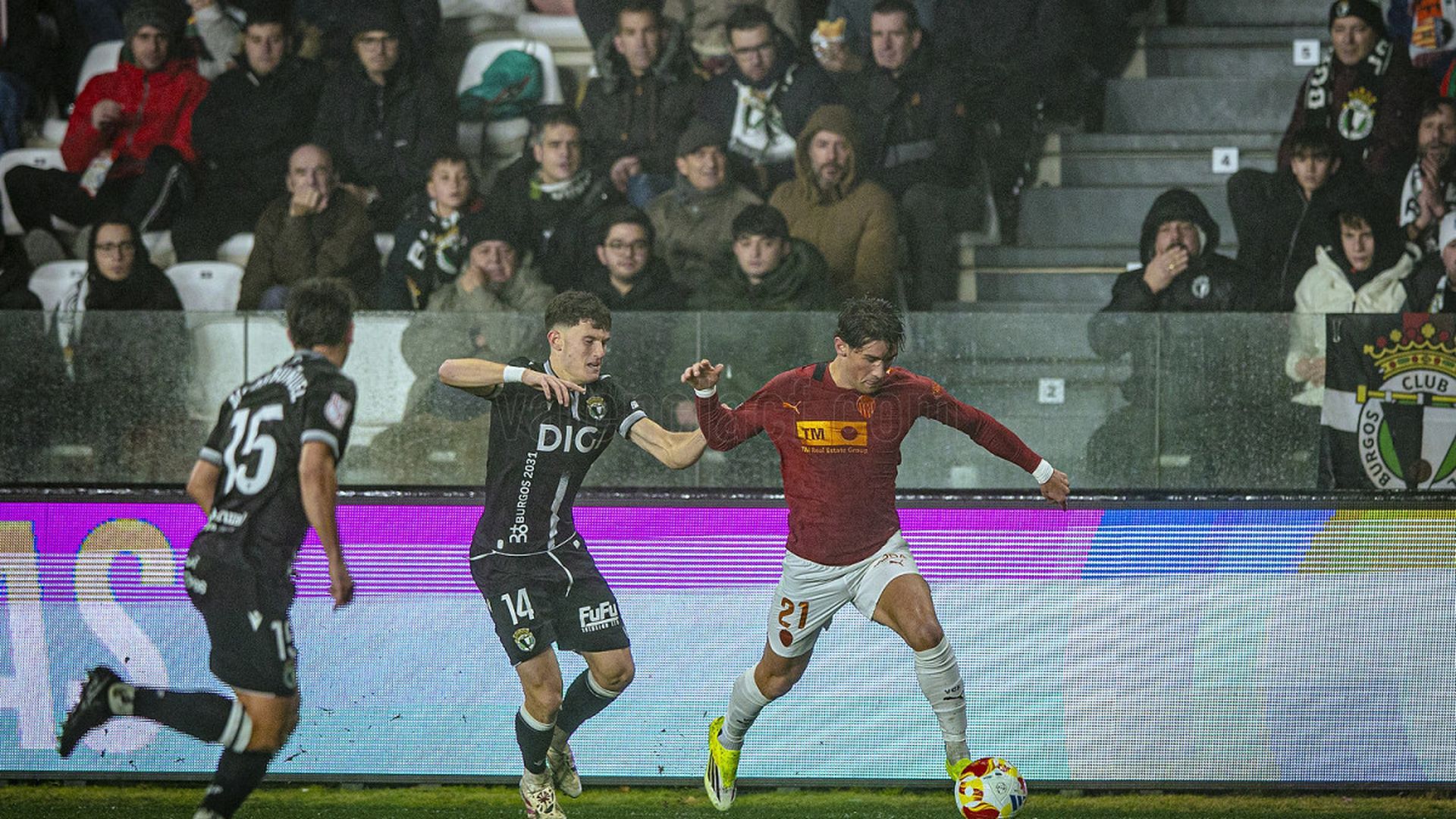 Jesús Vázquez  en el Burgos - Valencia CF
