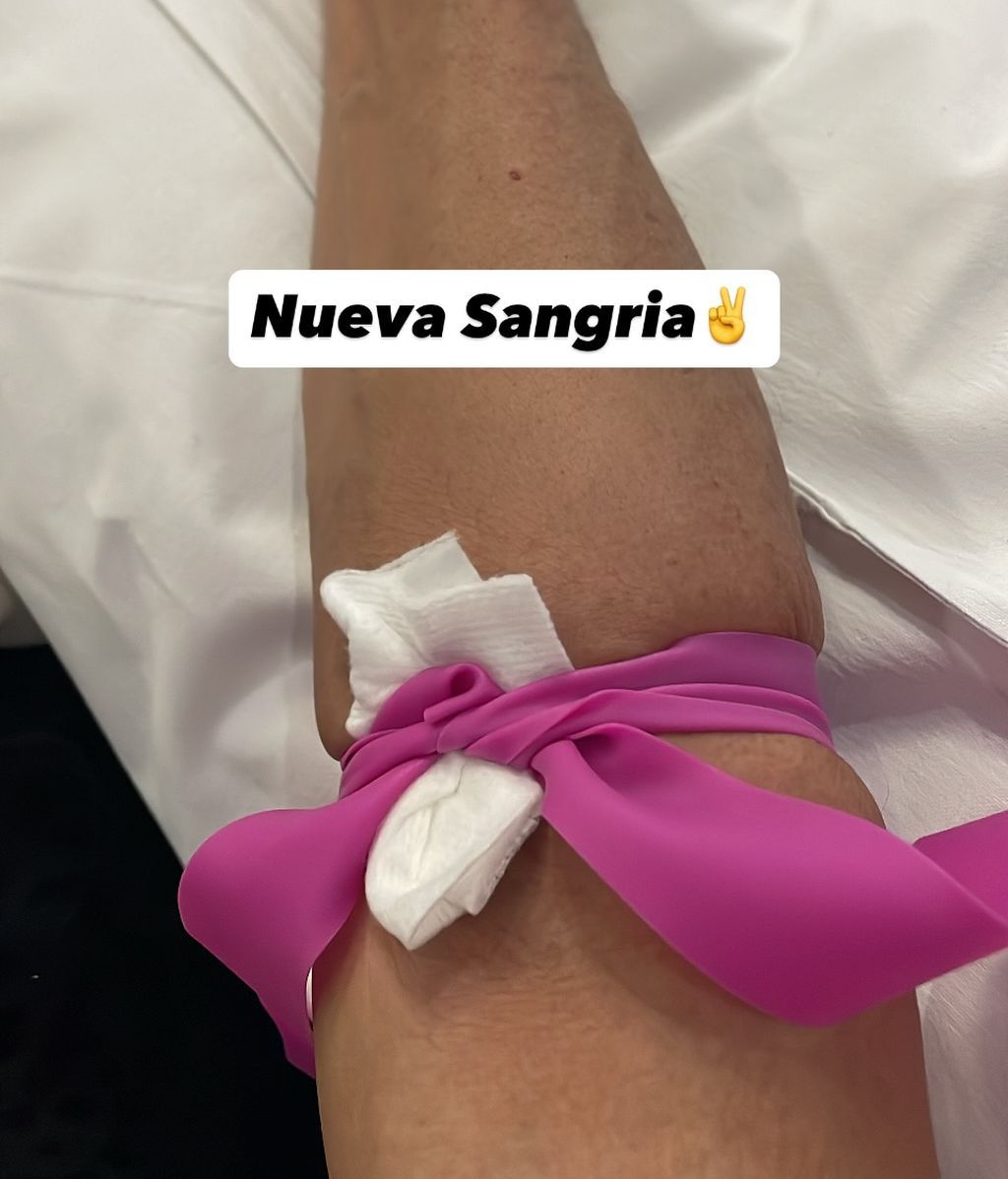 La foto de Maite Galdeano sometiéndose a pruebas