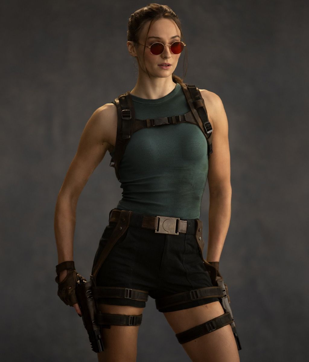 La primera imagen de Sophie Turner como Lara Croft