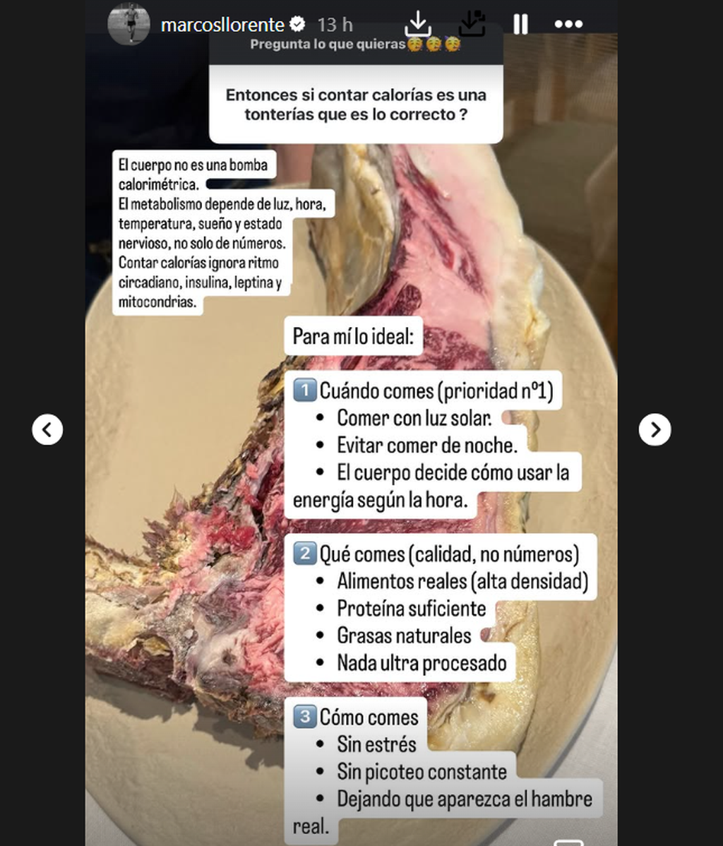 Los consejos de Marcos Llorente