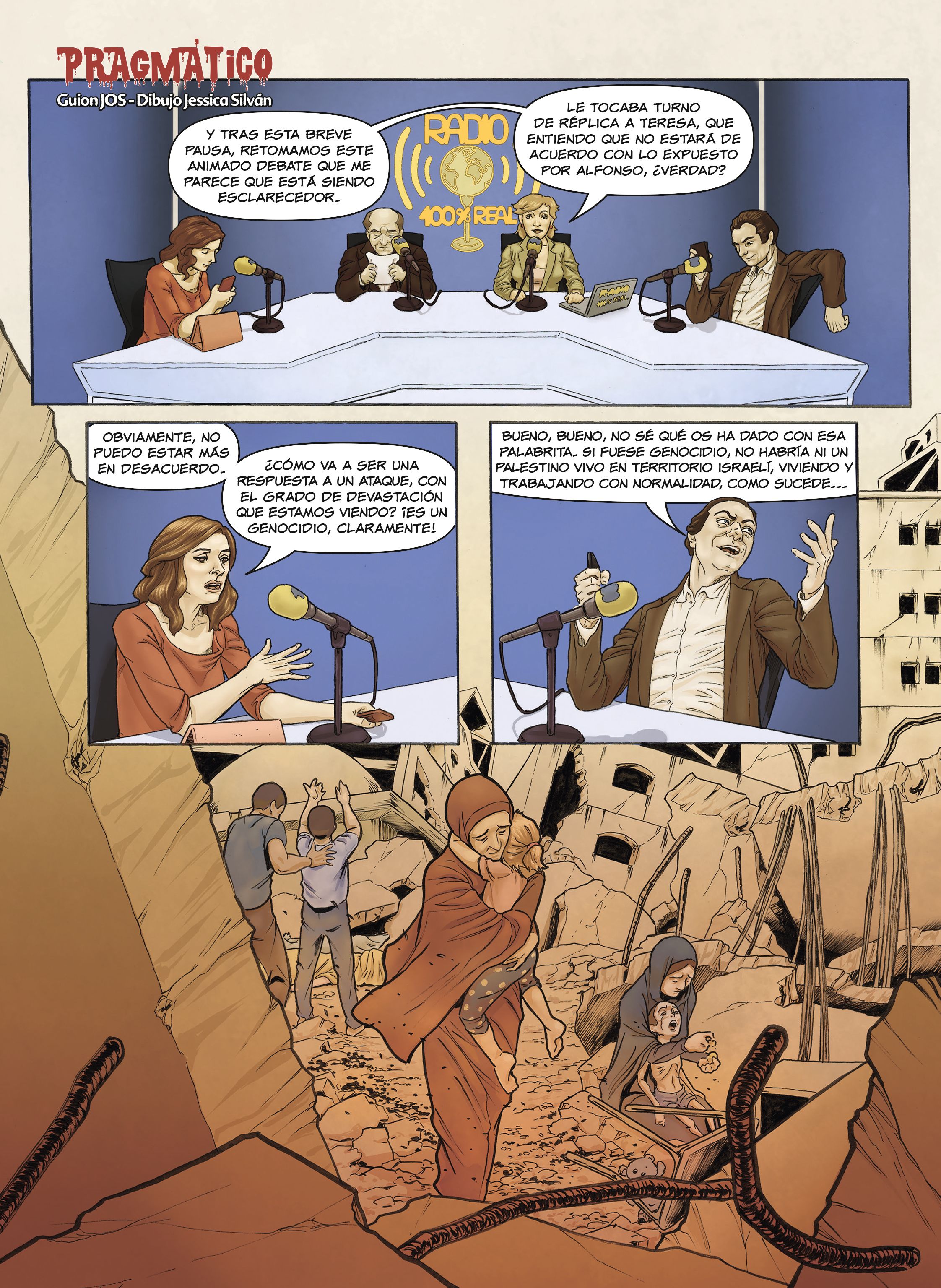 PRAGMÁTICO, una historia de Jos & Jessica Silván incluida en la antología solidaria PAZ