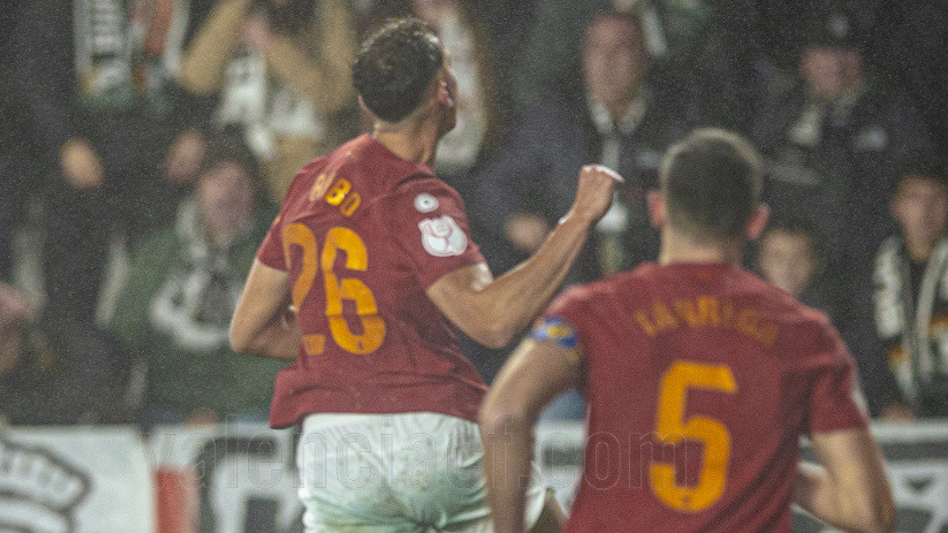 Rubo Iranzo en el Burgos - Valencia CF