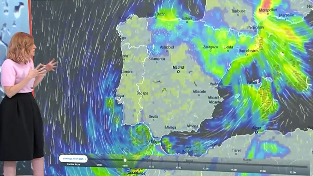 La borrasca Harry llega con lluvias intensas al Mediterráneo y bajada de temperaturas