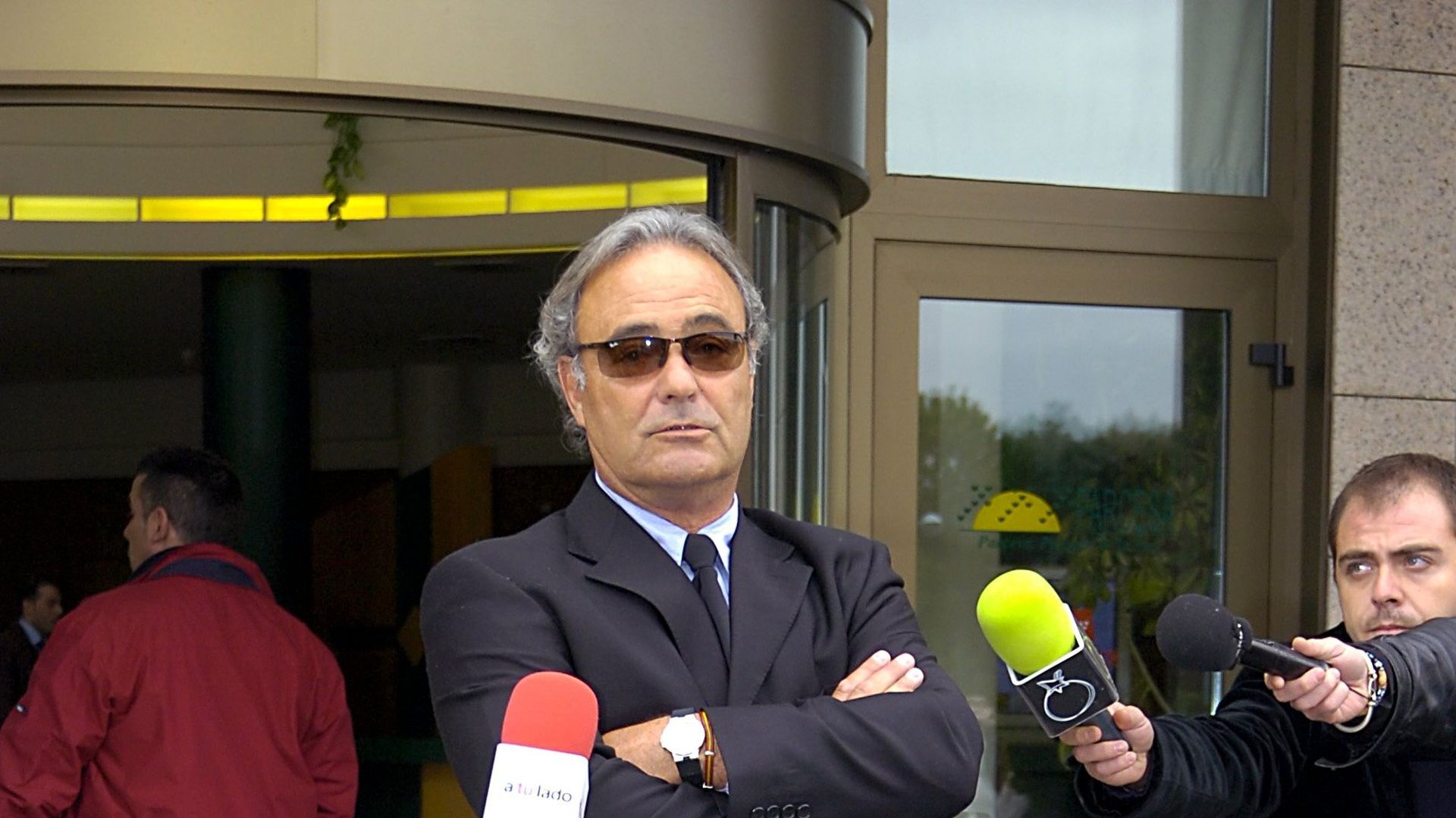 Carlos, en el funeral de su padre