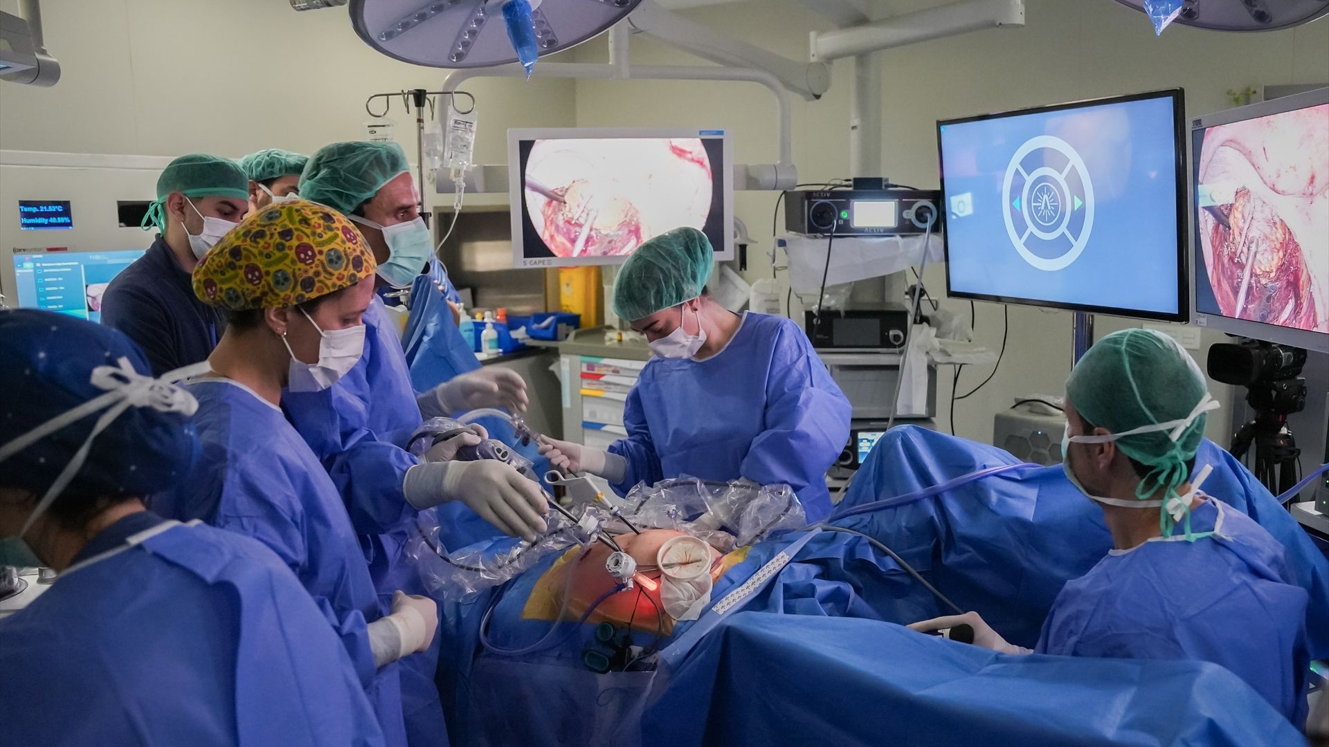 Cirugía de cáncer colón rectal en un hospital de Sevilla