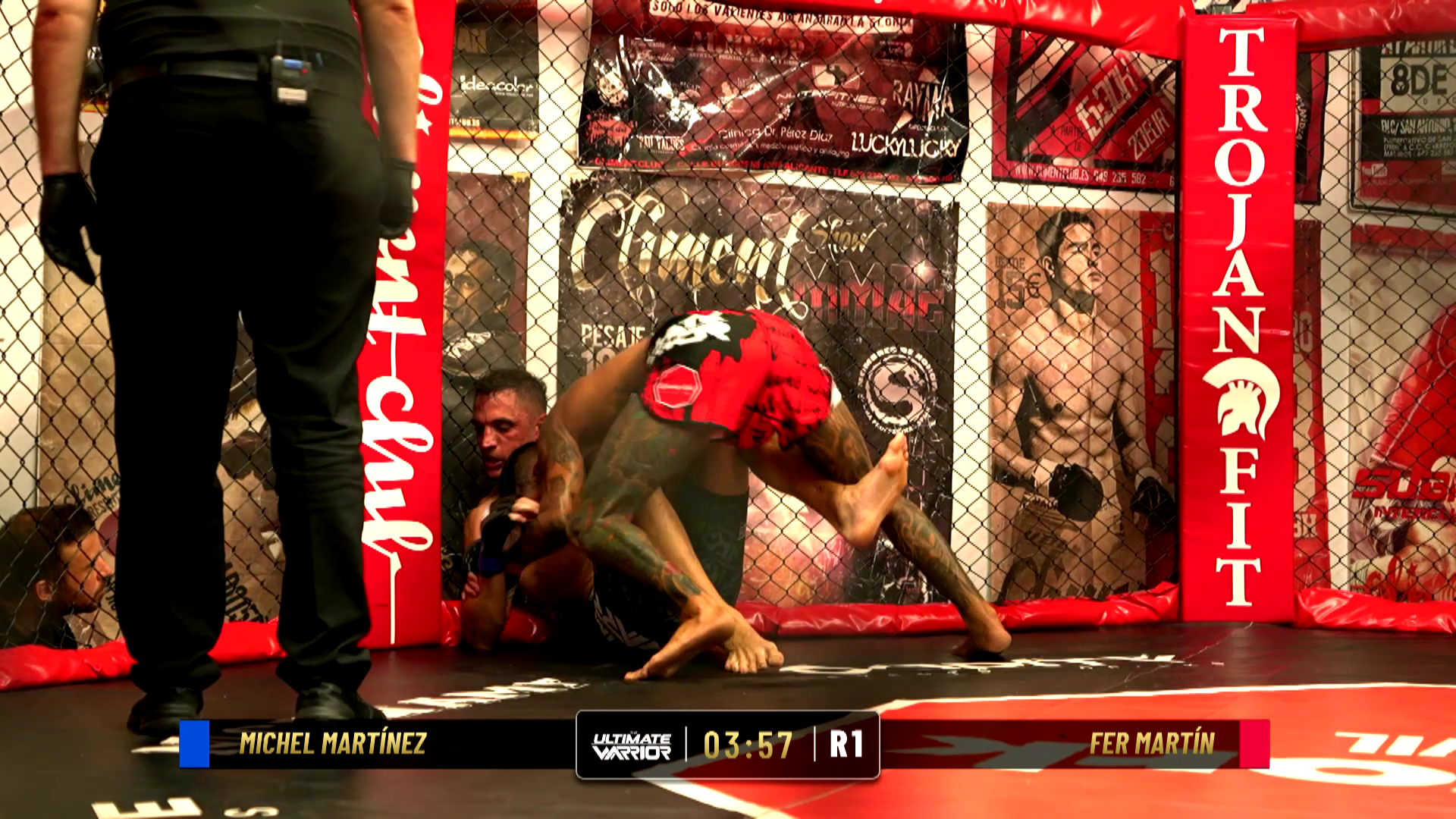 El brutal combate entre Míchel y Fer en 'The Ultimate Warrior'