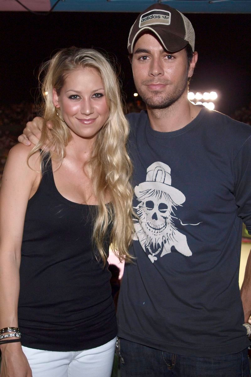 Enrique Iglesias y Anna Kournikova, en una imagen de archivo