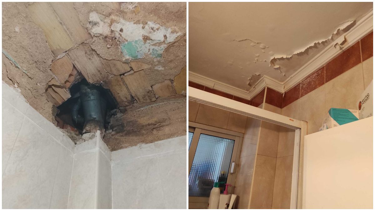 Estado de algunas viviendas en la barriada de la Asunción, en Jerez de la Frontera