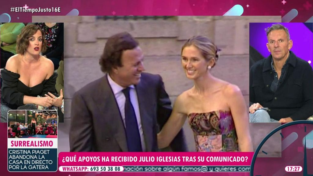 Leticia Requejo destapa la pregunta de Miranda a Julio Iglesias al conocer las acusaciones contra él