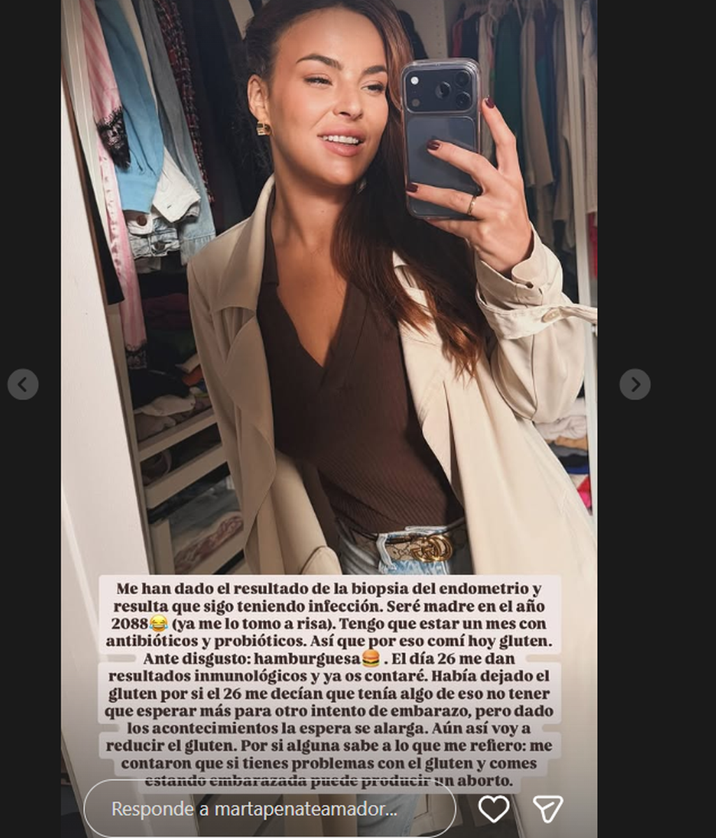Marta Peñate, sobre las últimas pruebas médicas