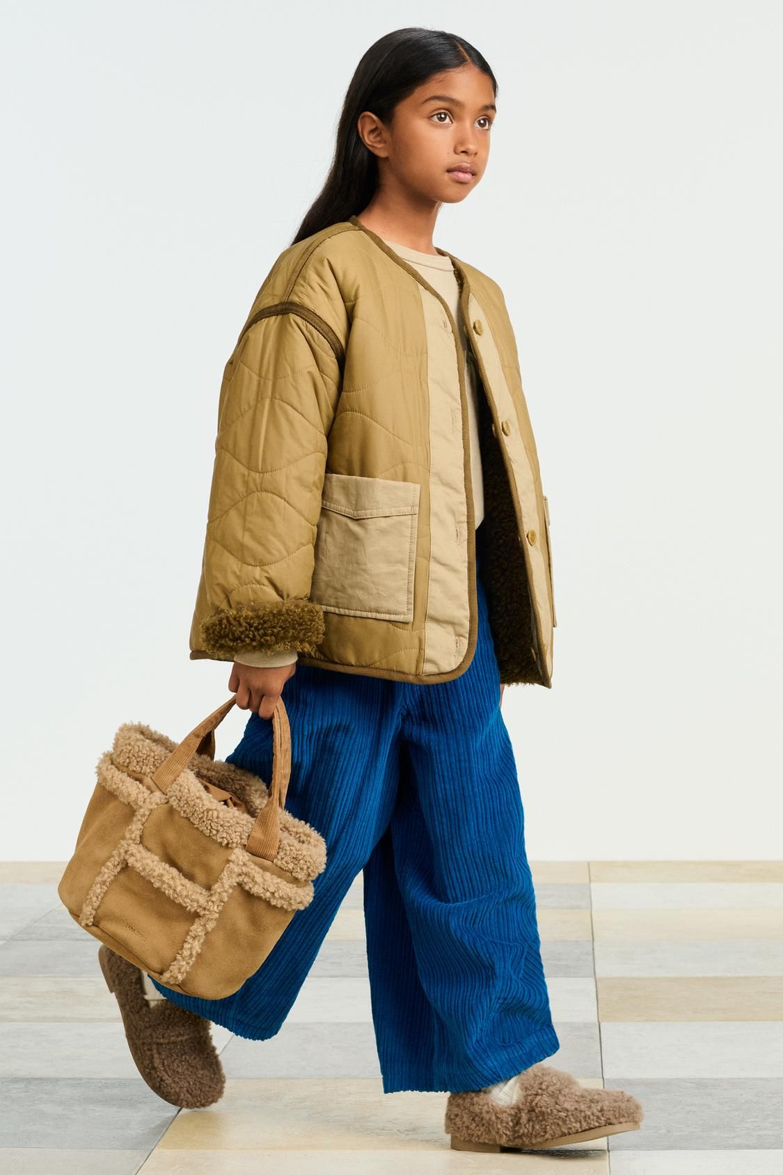 Mocasines de borreguito de Zara