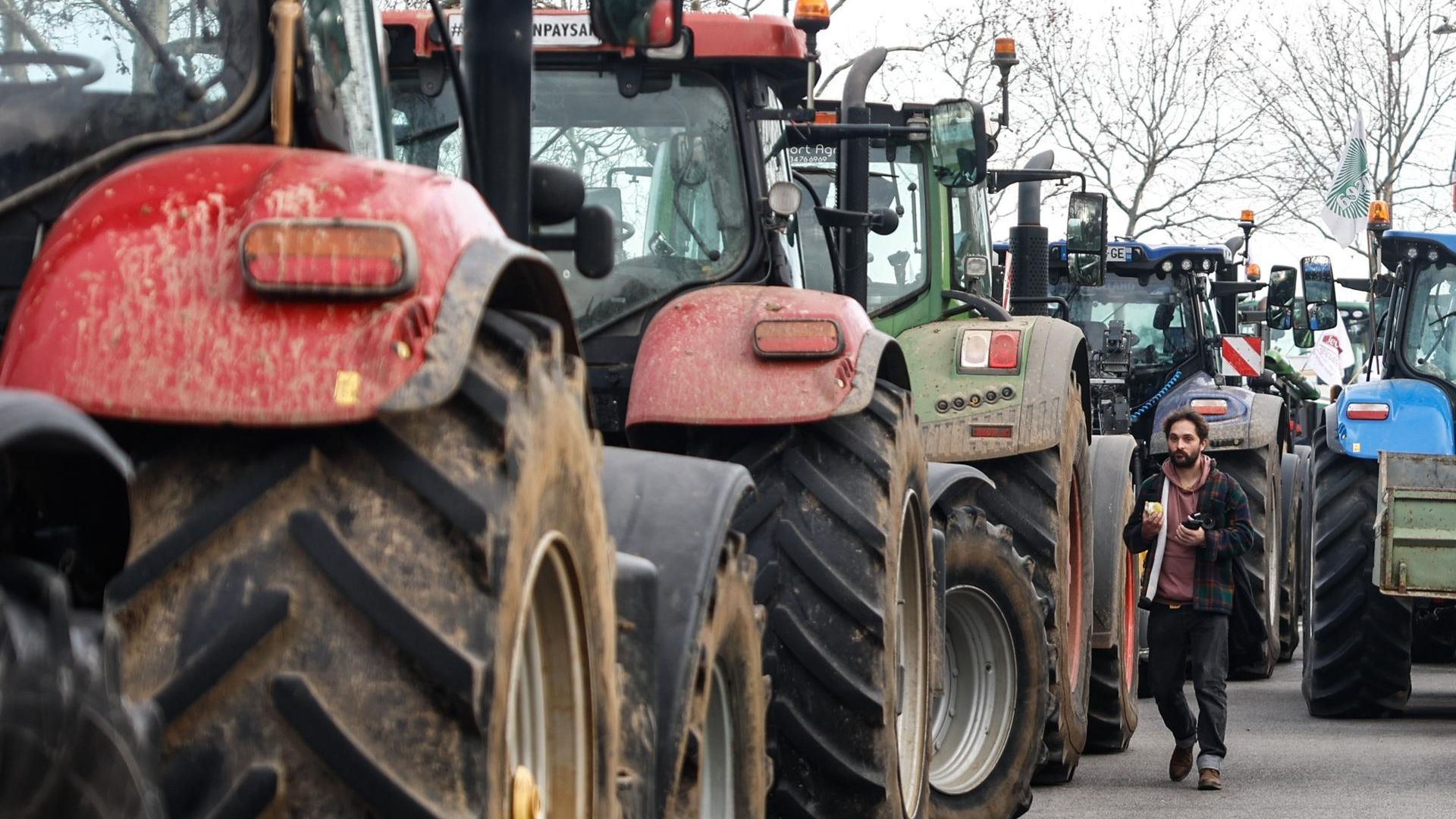 Protestas de agricultores por Mercosur