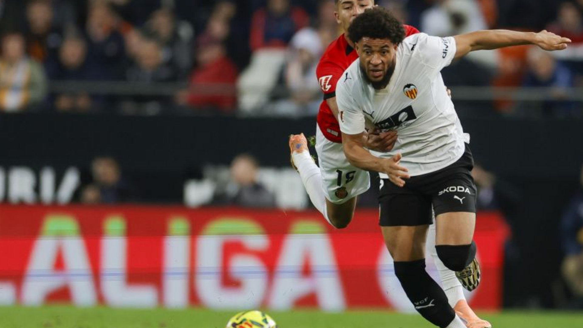 Danjuma en el Valencia - Mallorca