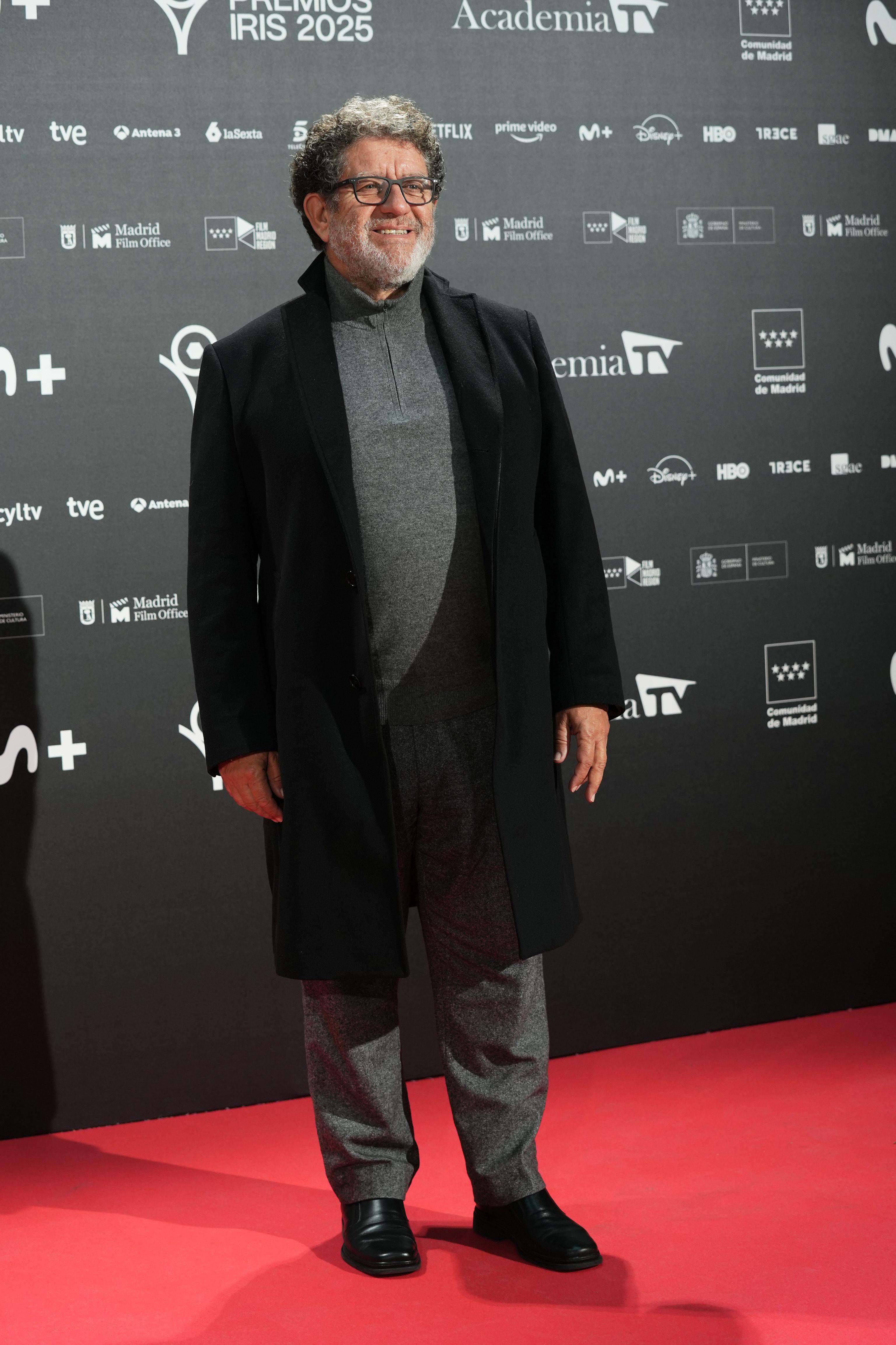 Pedro Casablanc, en el encuentro de nominados de los Premios Iris 2025