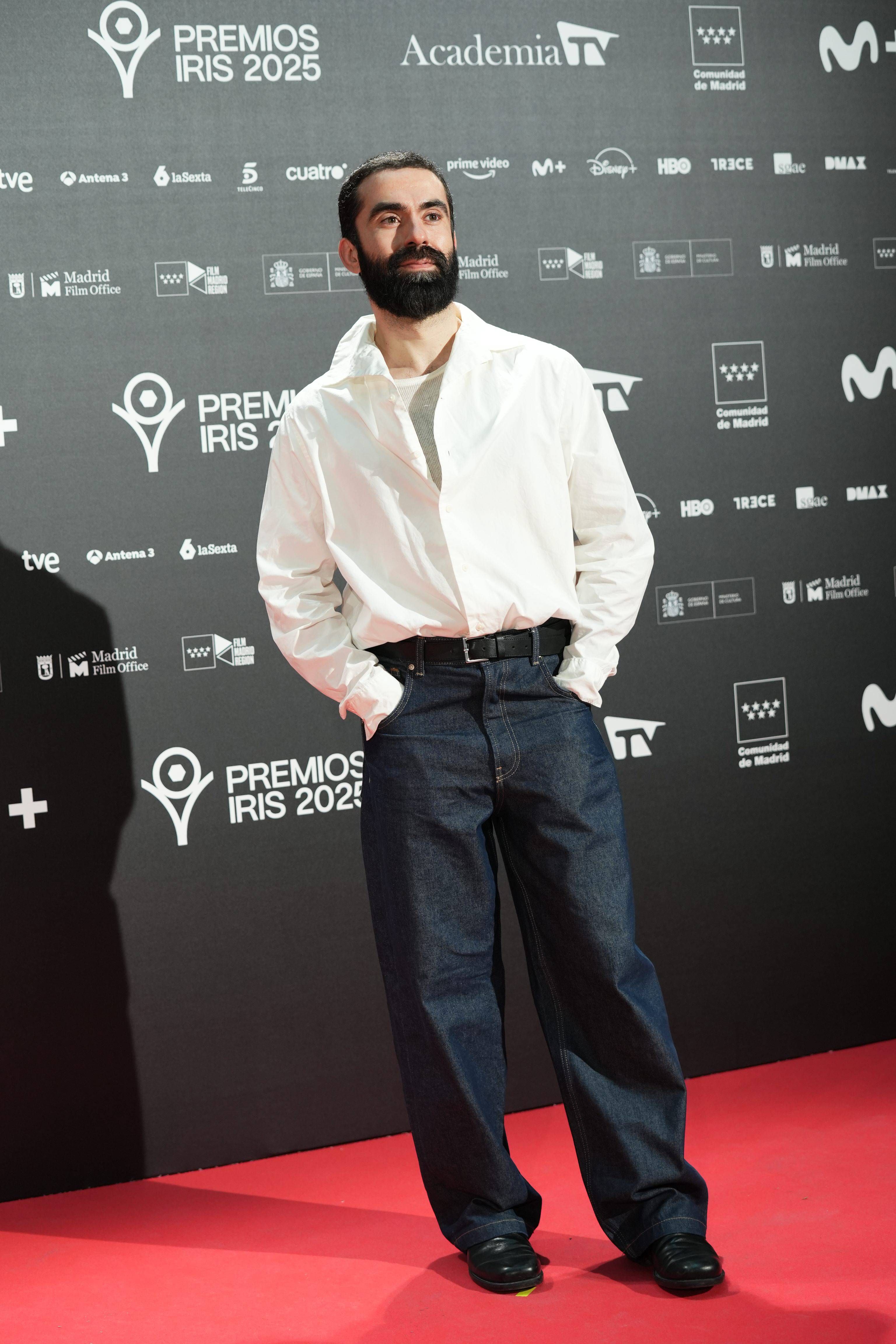 Javier Ferrero, en el encuentro de nominados de los Premios Iris 2025