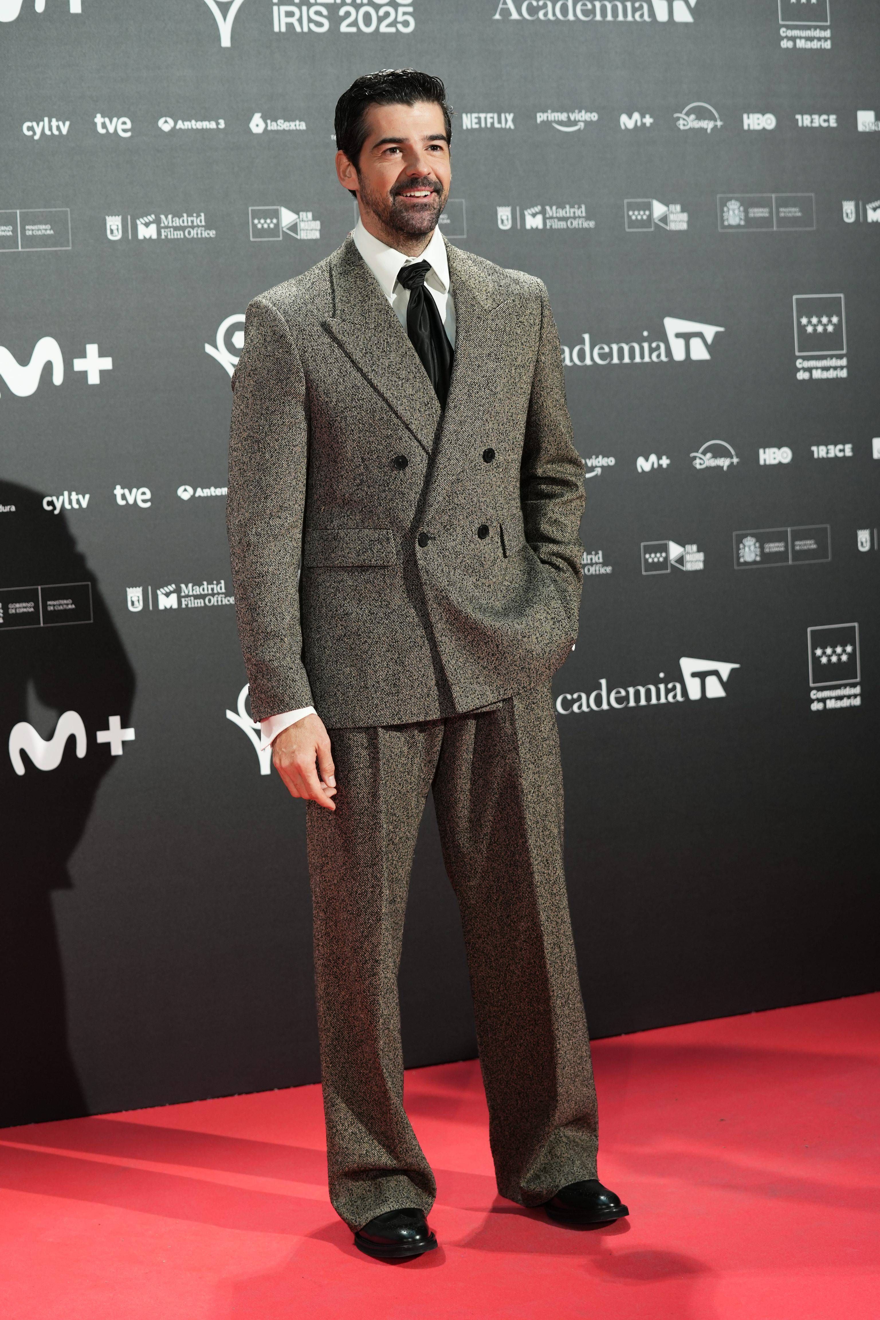 Miguel Ángel Muñoz, en el encuentro de nominados de los Premios Iris 2025