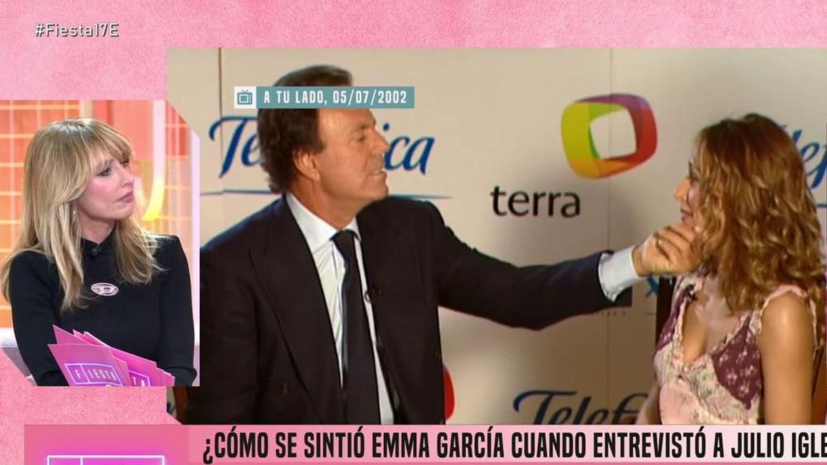Julio Iglesias: Emma García habla de su tensa entrevista al cantante hace 20 años - Fiesta