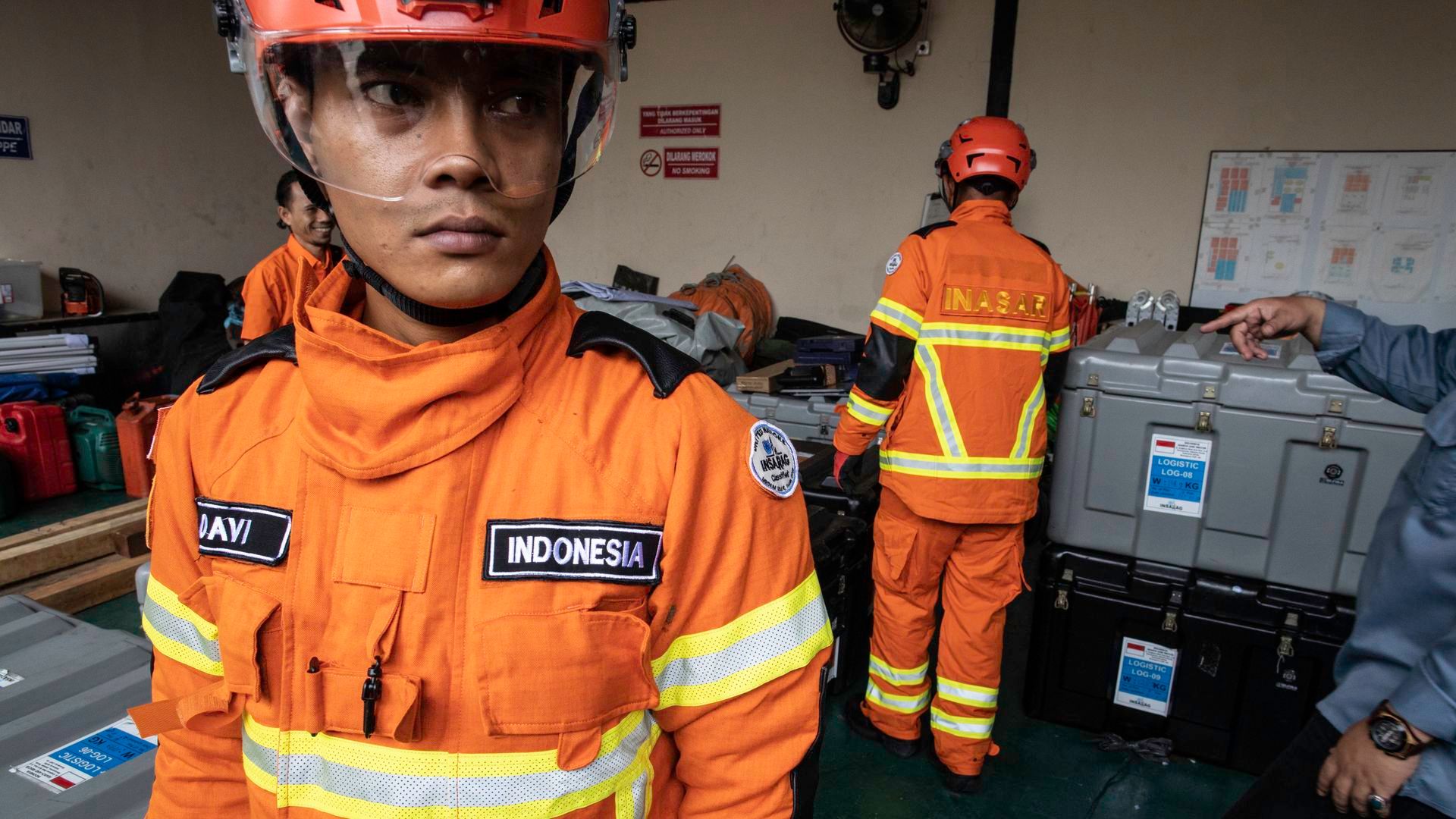 Equipo de rescate de Indonesia