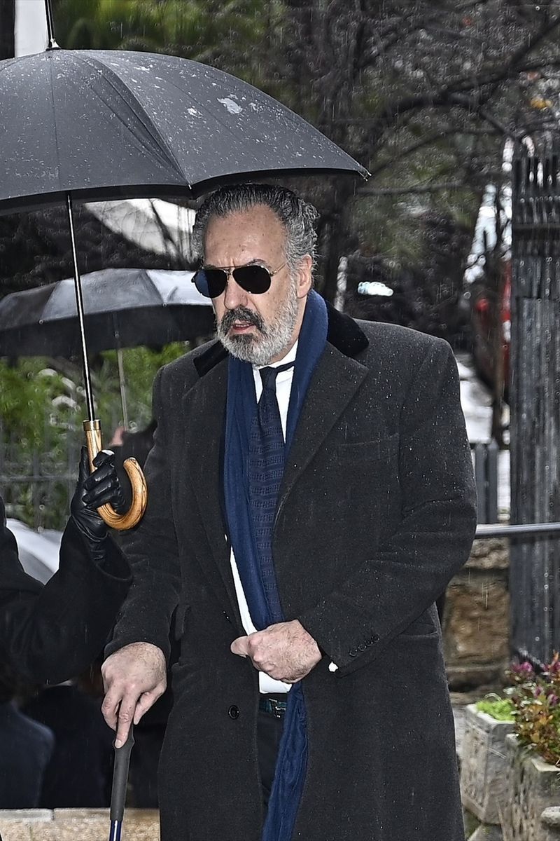 Jaime de Marichalar, en la misa por Irene de Grecia en la Catedral Ortodoxa de Madrid