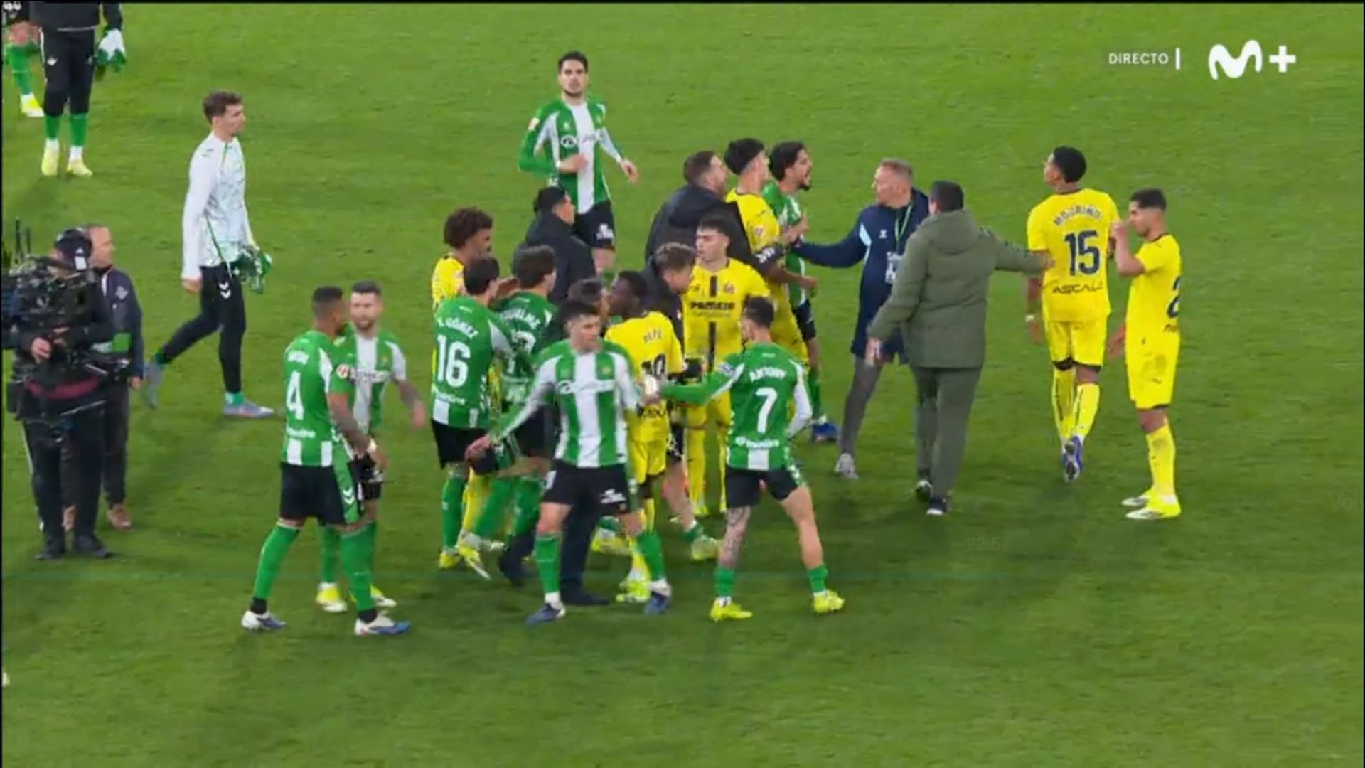 La tangana final entre Betis y Villarreal