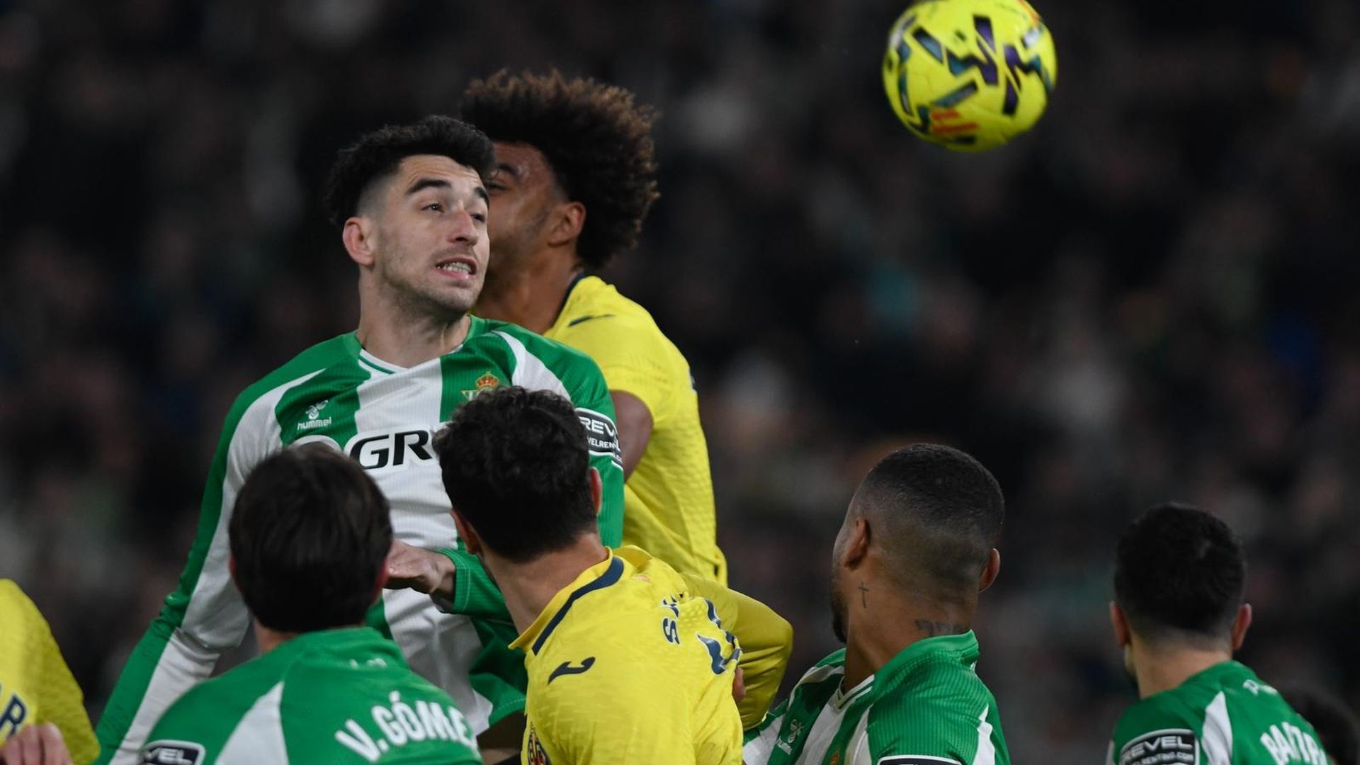 Marc Roca, en el Betis-Villarreal