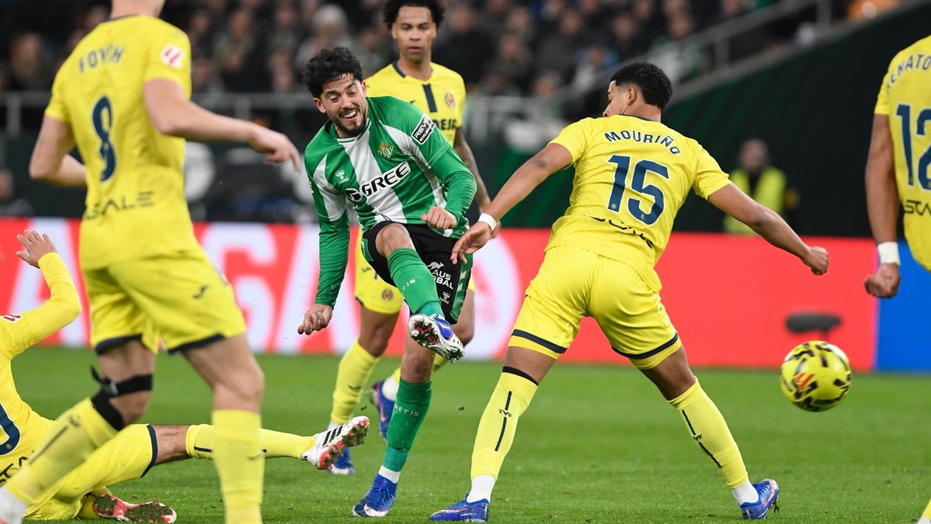 Pablo Fornals, en el Betis-Villarreal