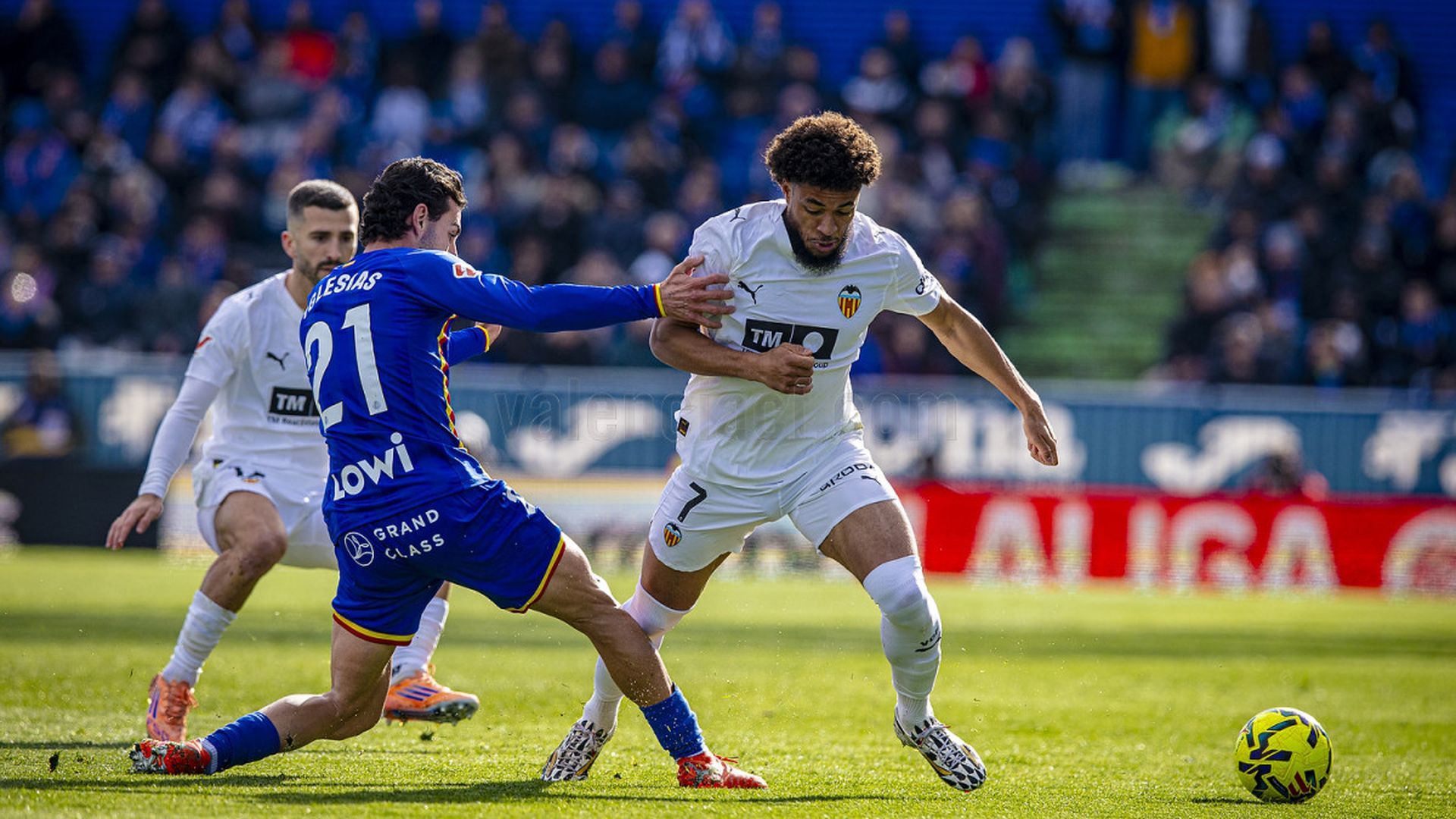 Danjuma en el Getafe - Valencia CF