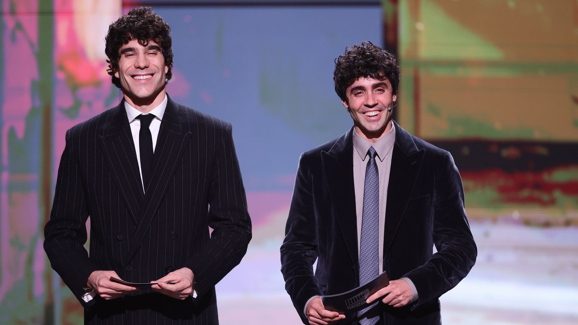 Javier Ambrossi y Javier Calvo, en la alfombra roja de los Premios del Cine Europeo