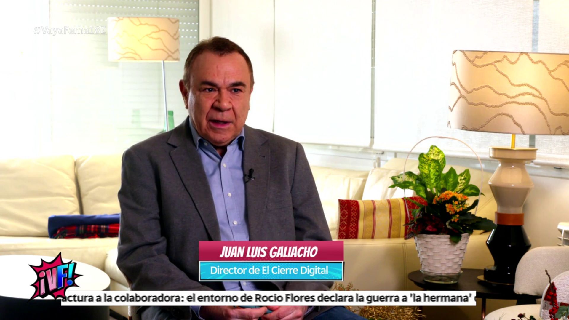 Juan Luis Galiacho habla de la nueva ilusión de la Infanta Cristina