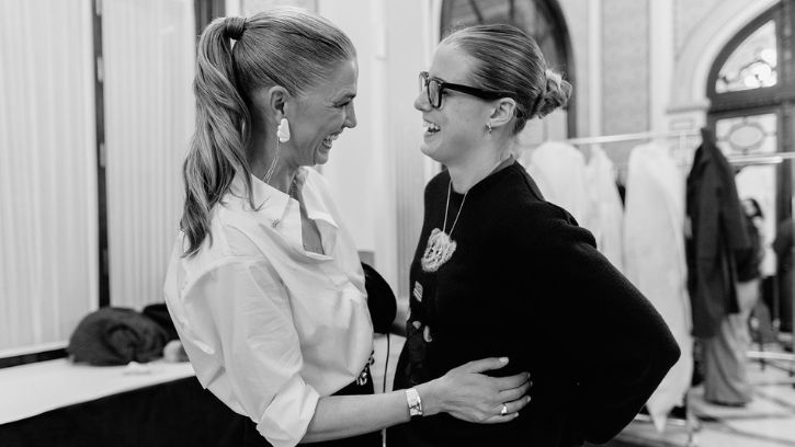 Laura y su hija Naia en el backstage de 'We Love Flamenco'