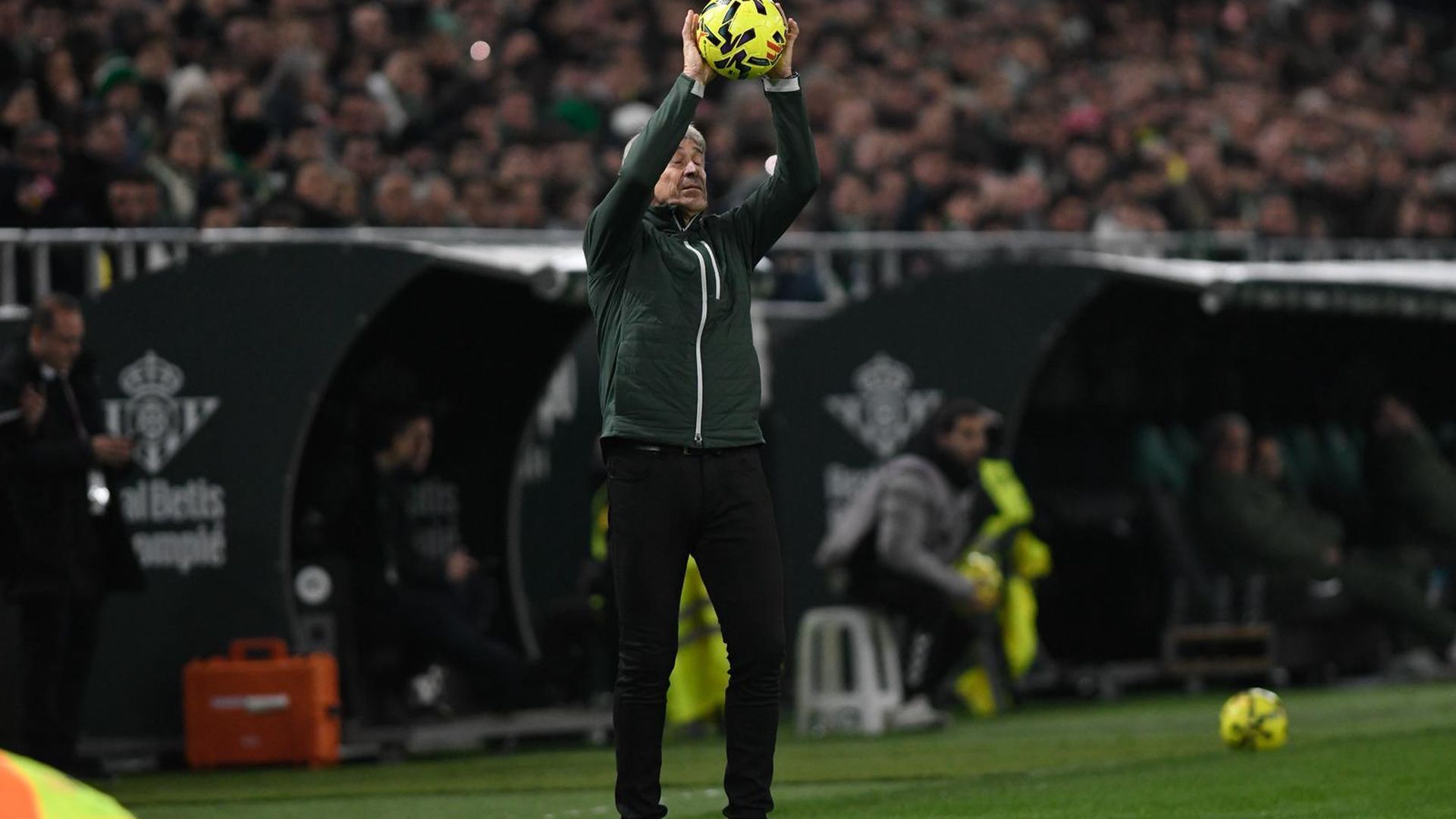 Manuel Pellegrini, en el Betis-Villarreal