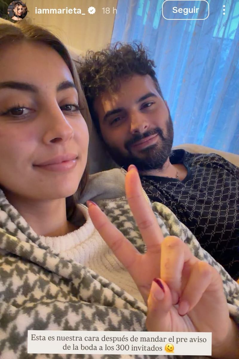 Marieta y Suso "exhaustos" con los preparativos / Instagram