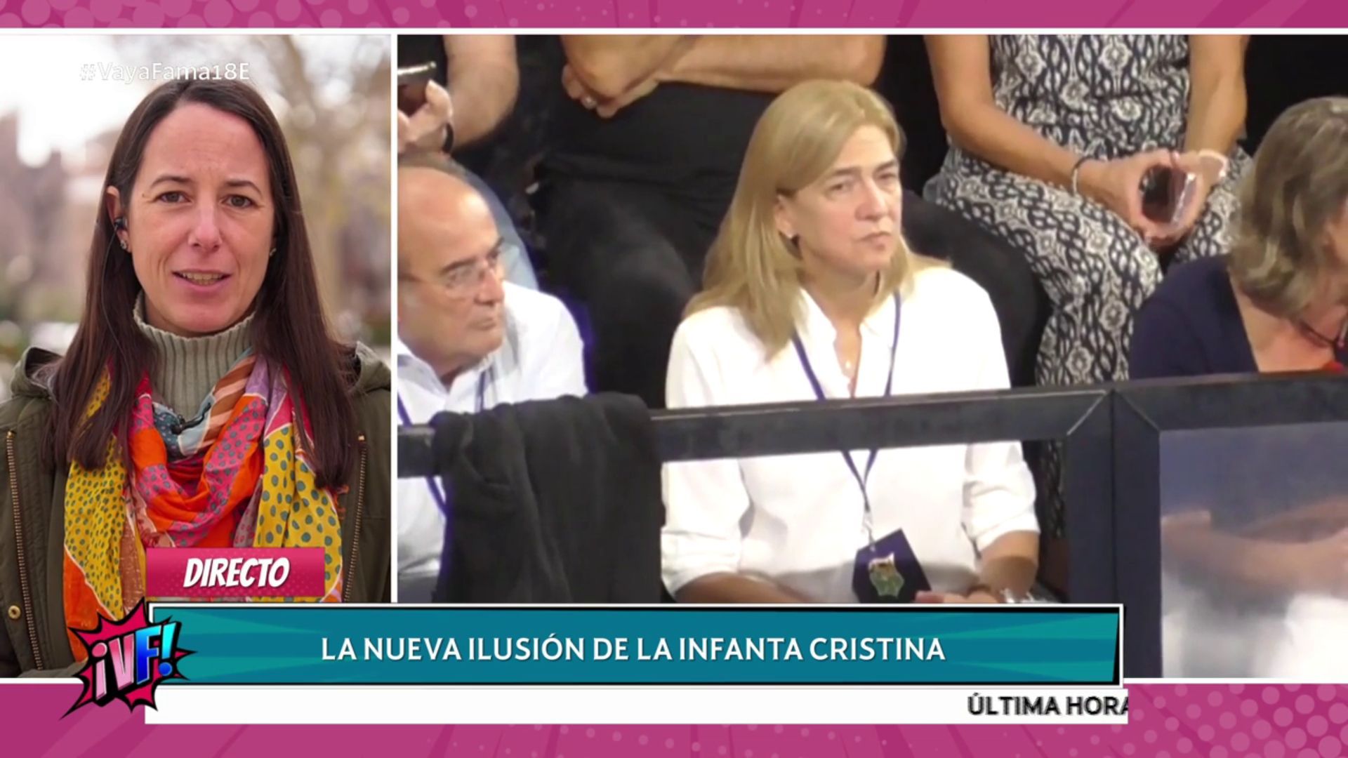 Marina Pina habla de la nueva ilusión de la infanta Cristina