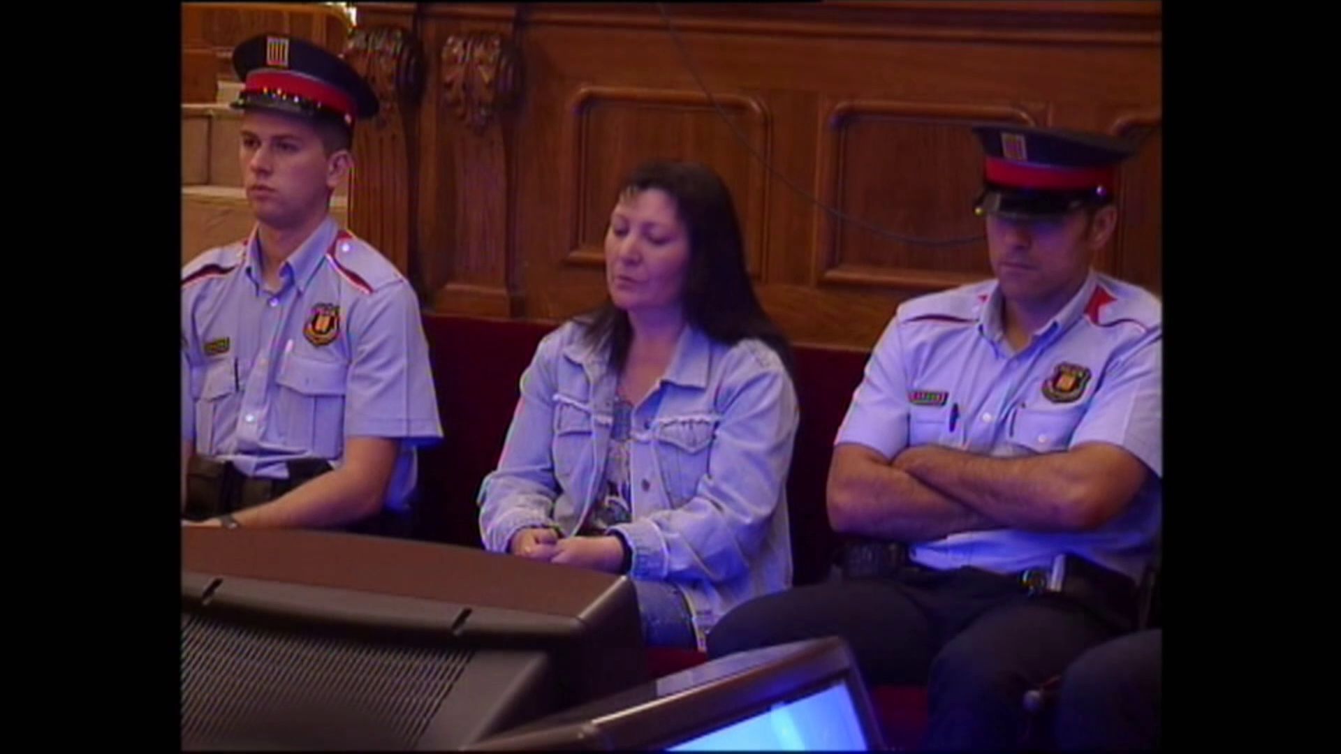 Remedios Sánchez, durante el juicio