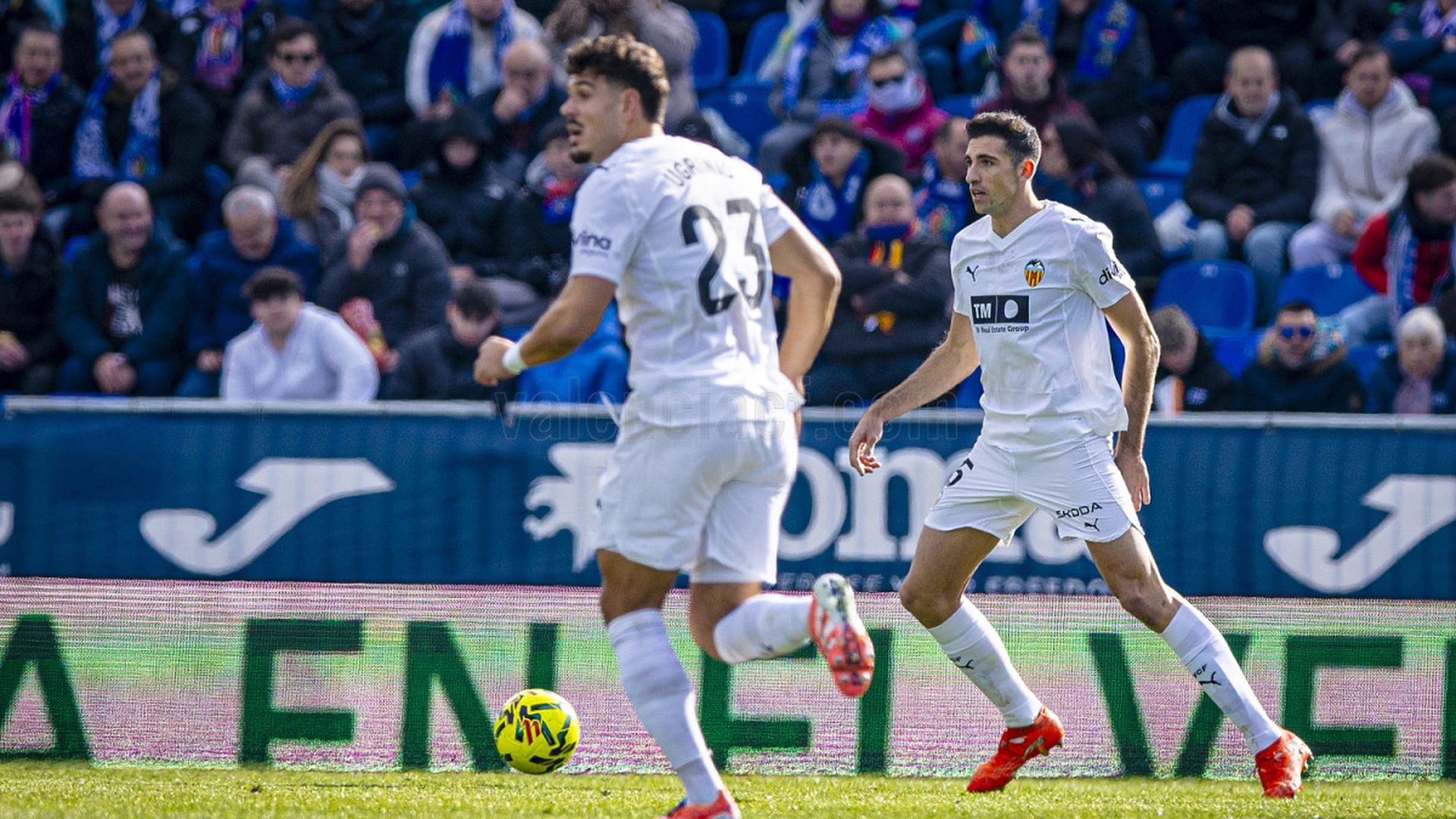 Tárrega en el Getafe - Valencia CF