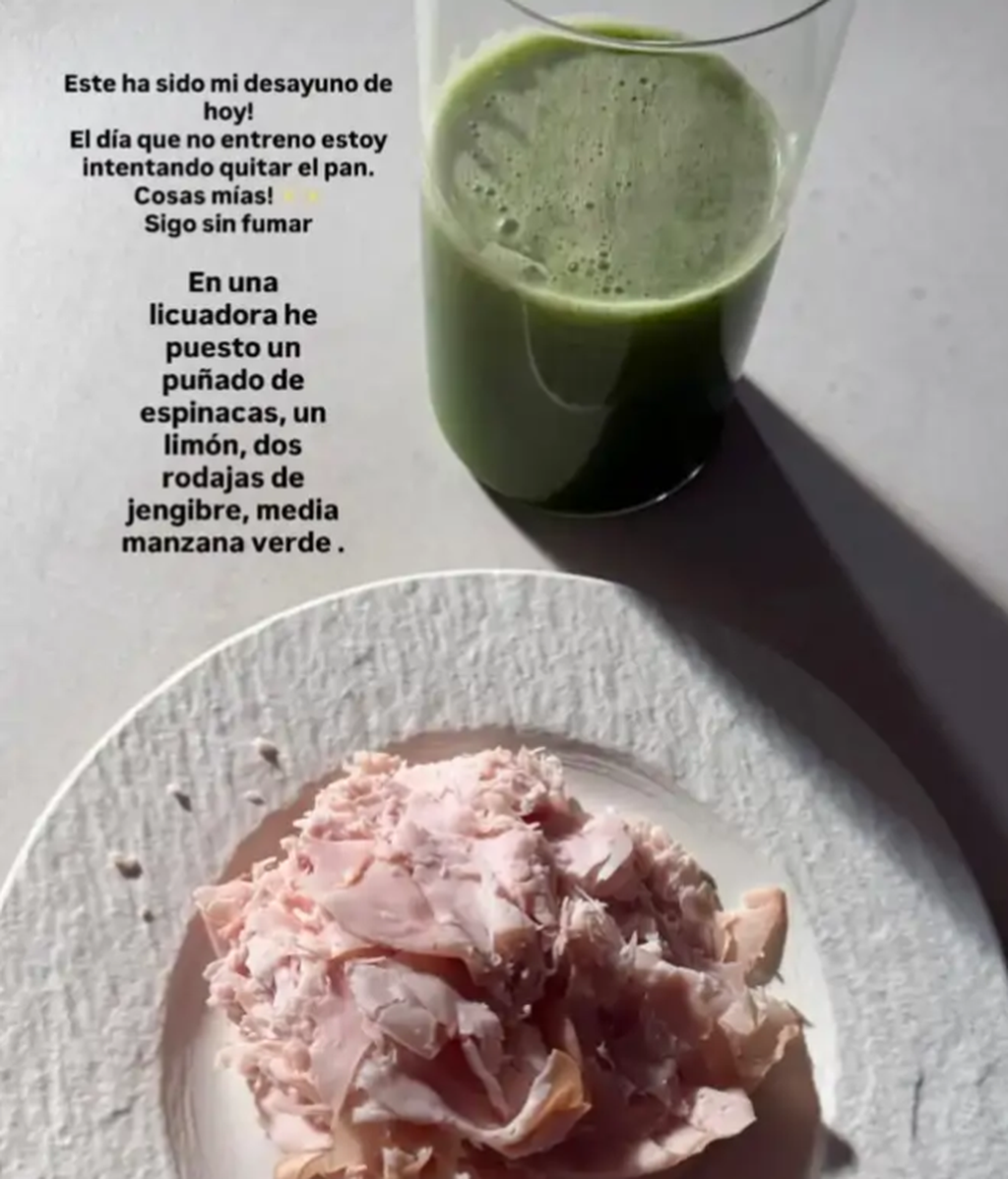 El desayuno de Vicky Martín Berrocal