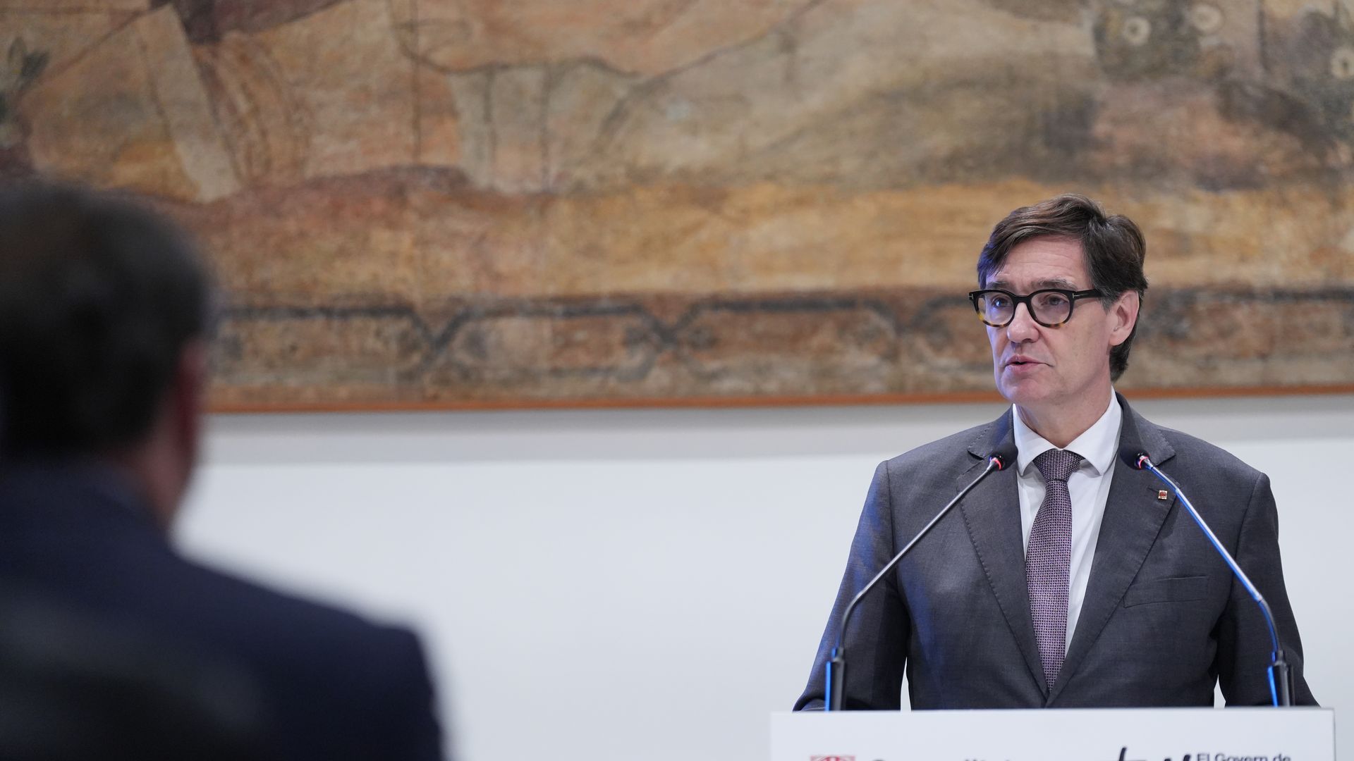 El presidente Salvador Illa