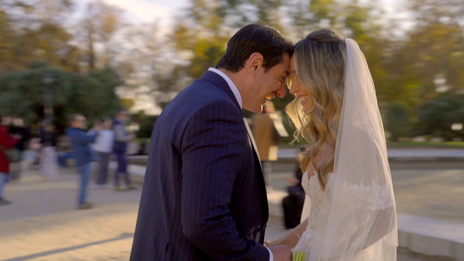 La sesión de fotos de Ainhoa y Marc, entre besos y palabras bonitas