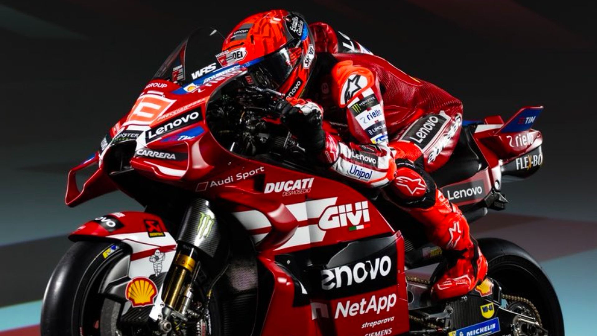 Marc Márquez, en la presentación de la nueva Ducati