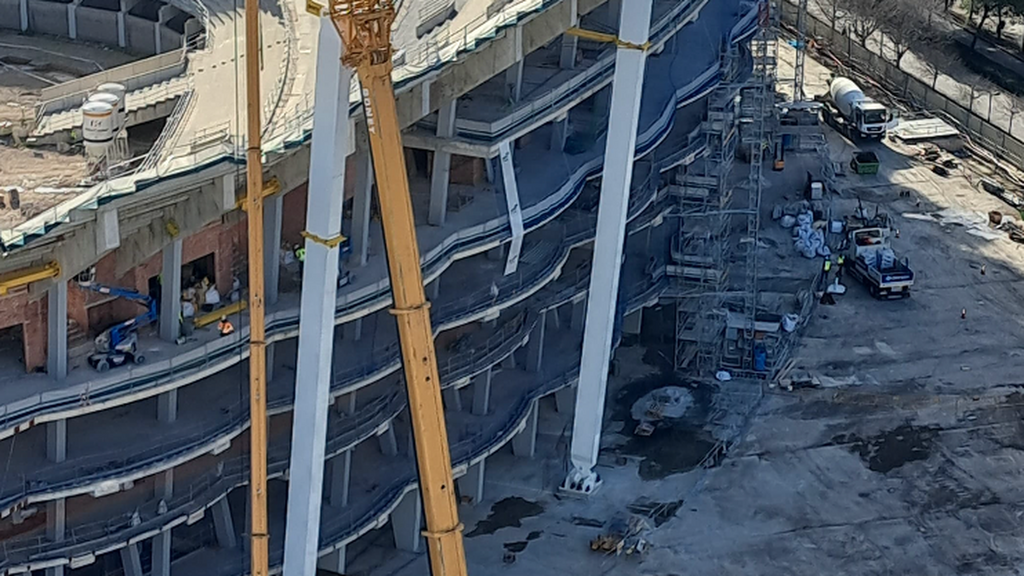 El último avance en las obras del Nou Mestalla