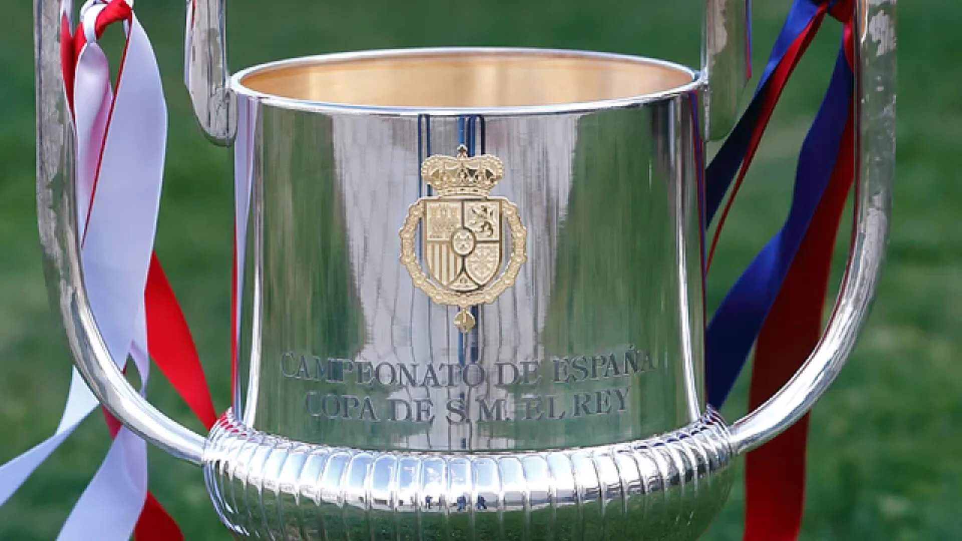El trofeo de la Copa del Rey, en La Cartuja