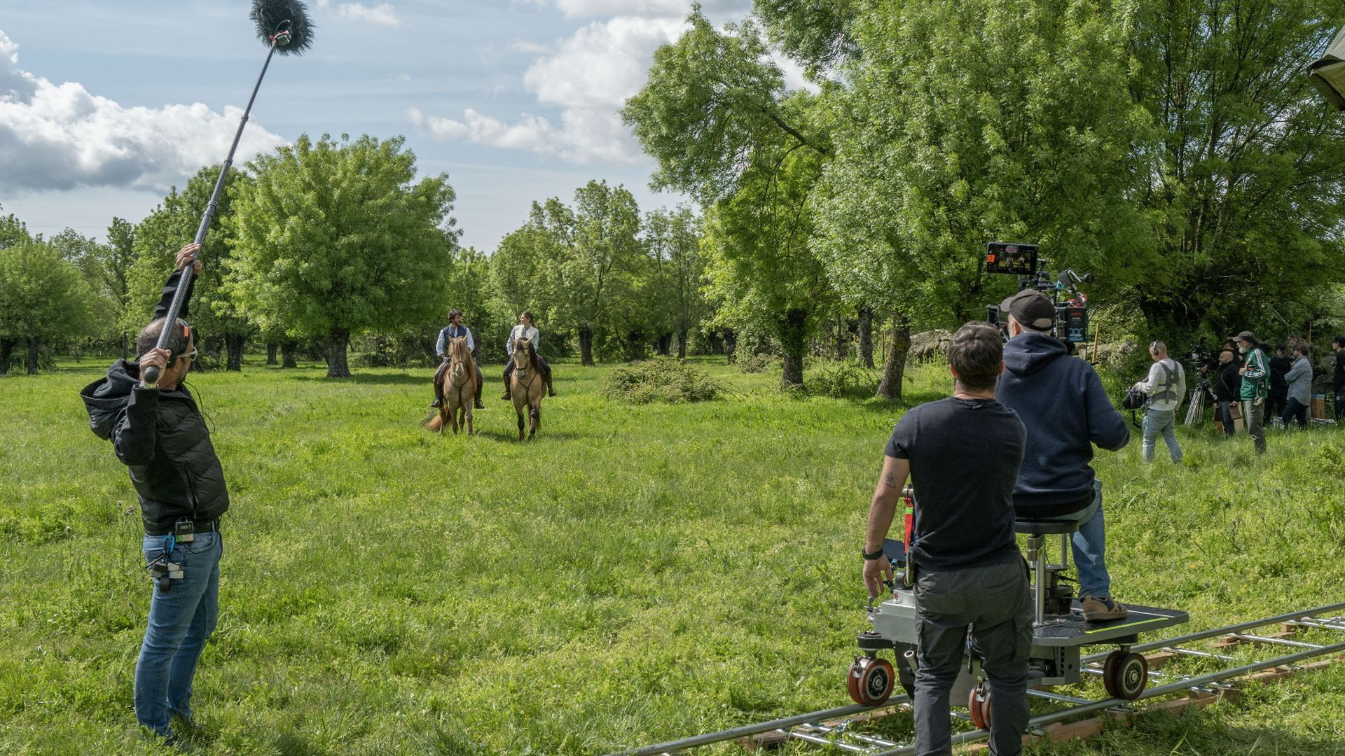 Rodaje de 'Pura Sangre'